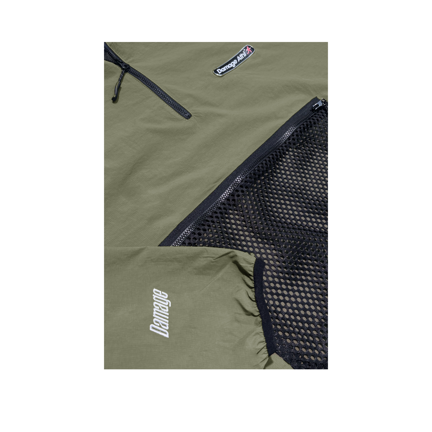 DAMAGE - TUNDRA 1/4 ZIP JKT - MILITARY GREEN