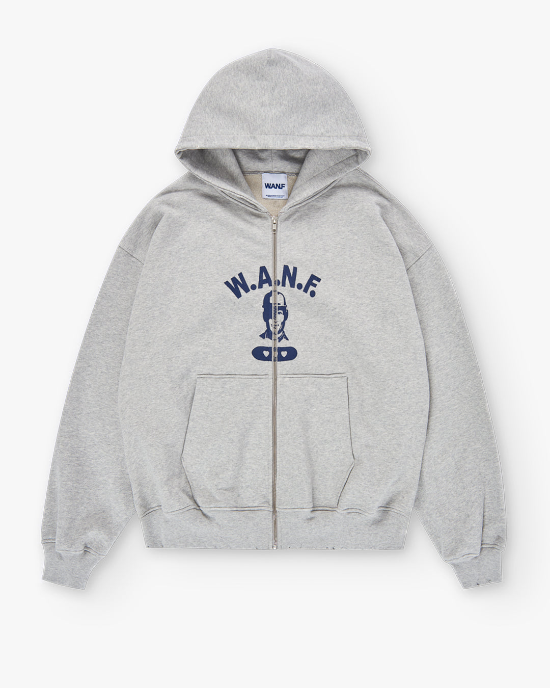 WE ARE NOT FRIENDS - BOXY COLLEGE HOODIE