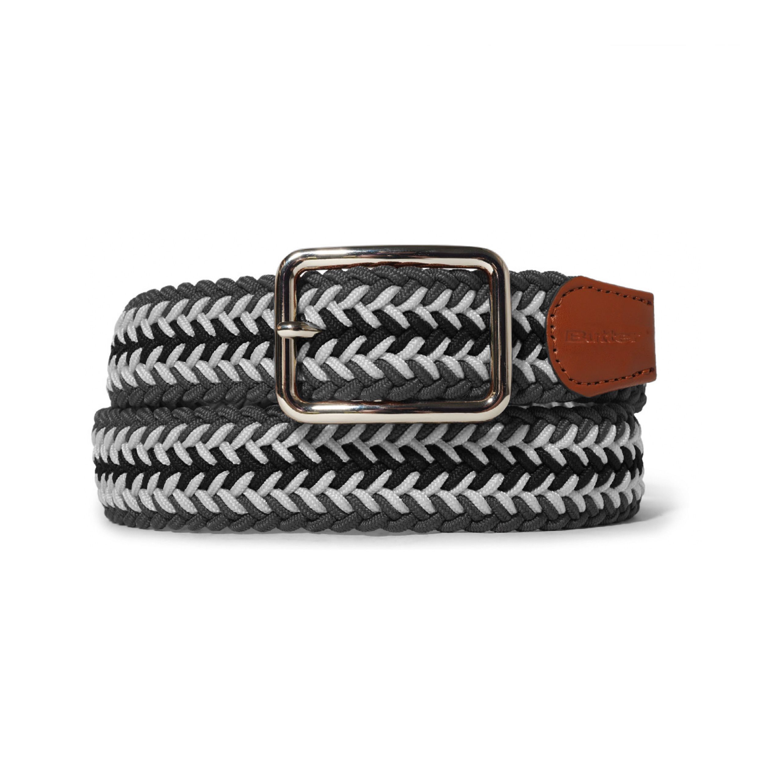 BUTTER - Braided Belt - Charcoal