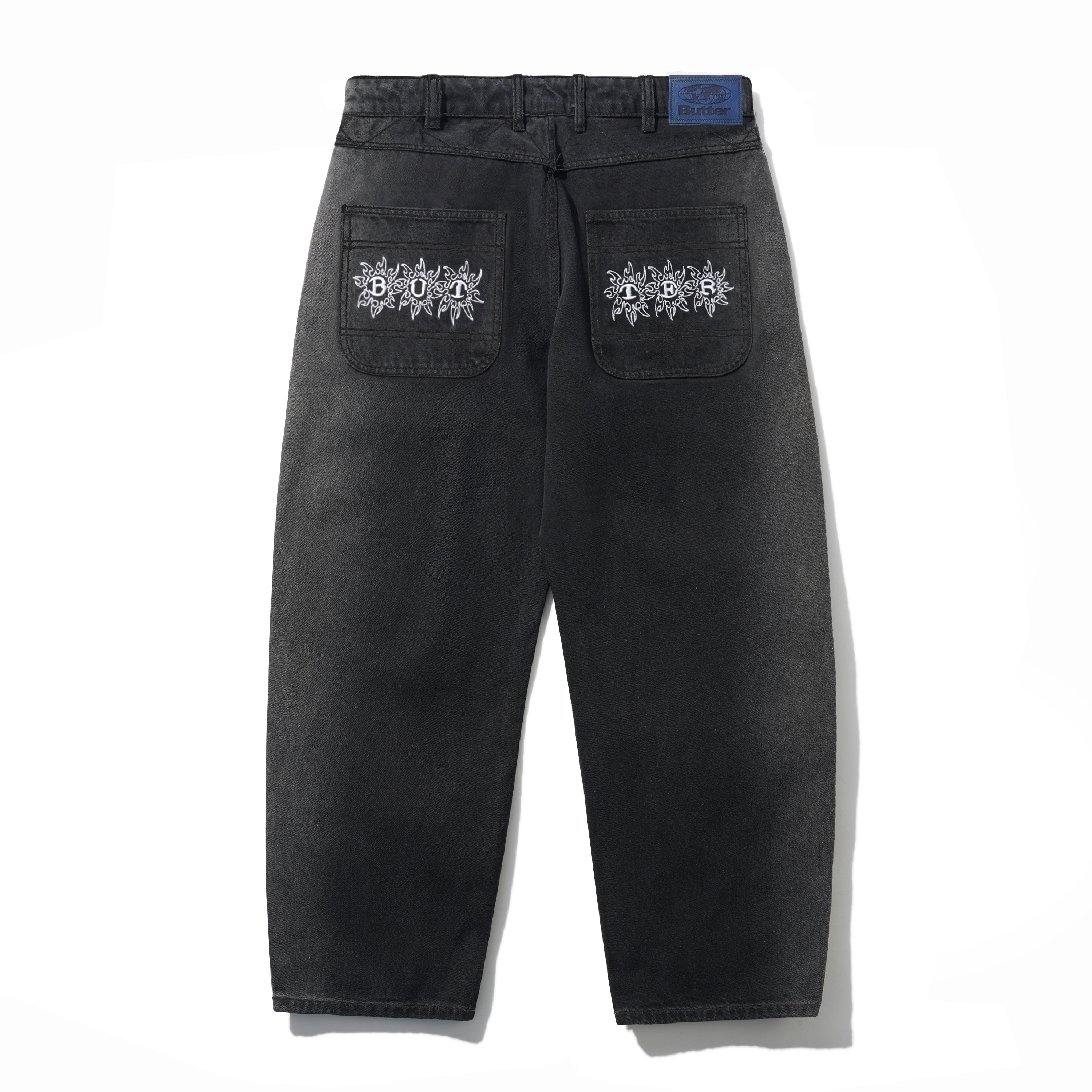 BUTTER - BRONCO DENIM JEAN - WASHED BLACK