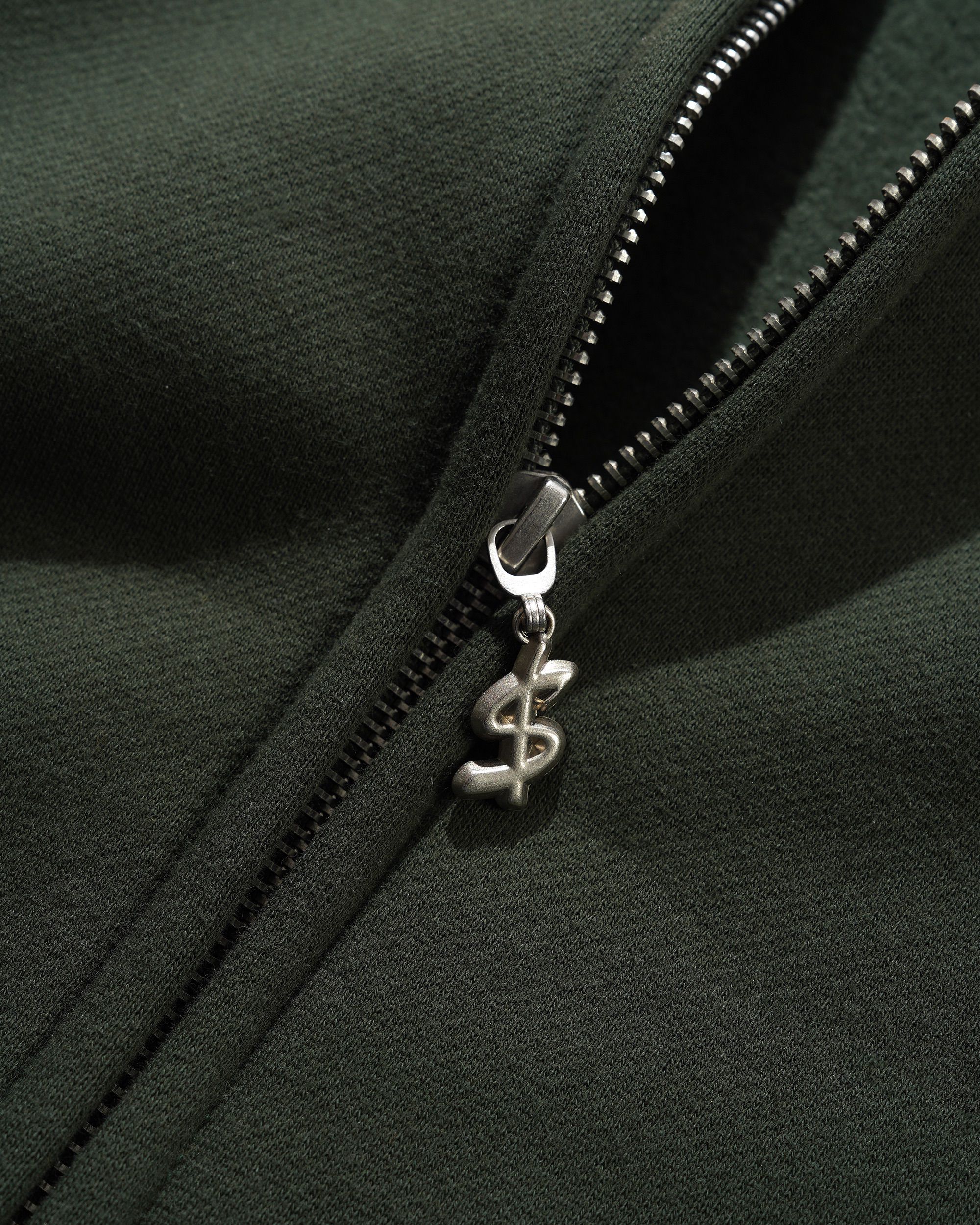 CASH ONLY - CAMPUS ZIP-THRU HOOD - FATIQUE