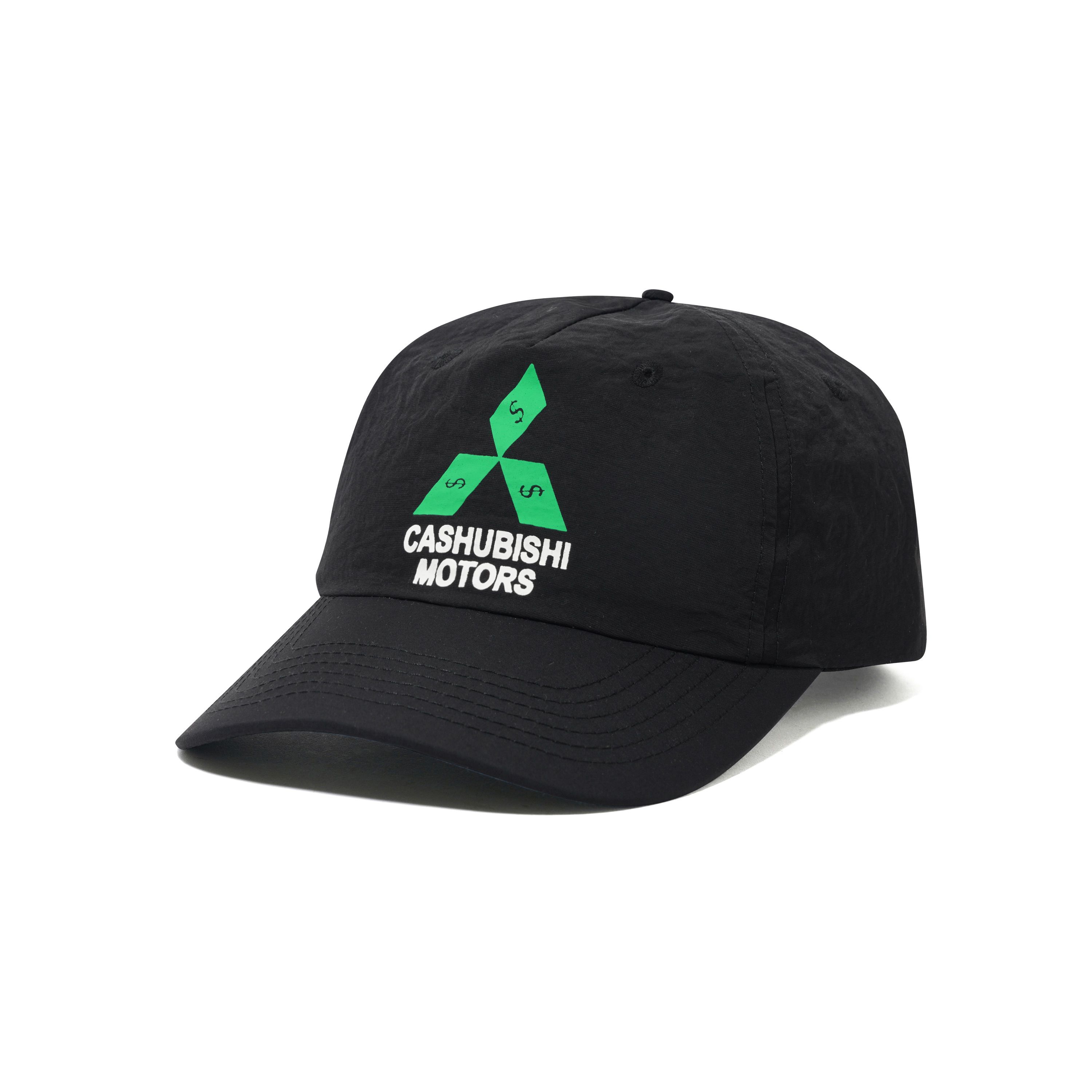 CASH ONLY - CASHUBISHI 5 PANEL CAP - BLACK