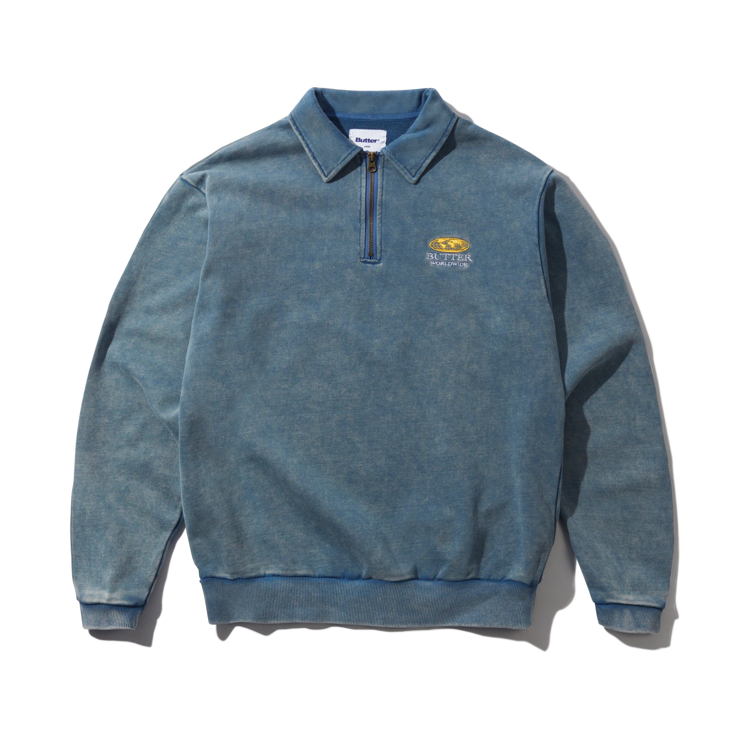 BUTTER - CORP 1/4 ZIP PULLOVER - NAVY