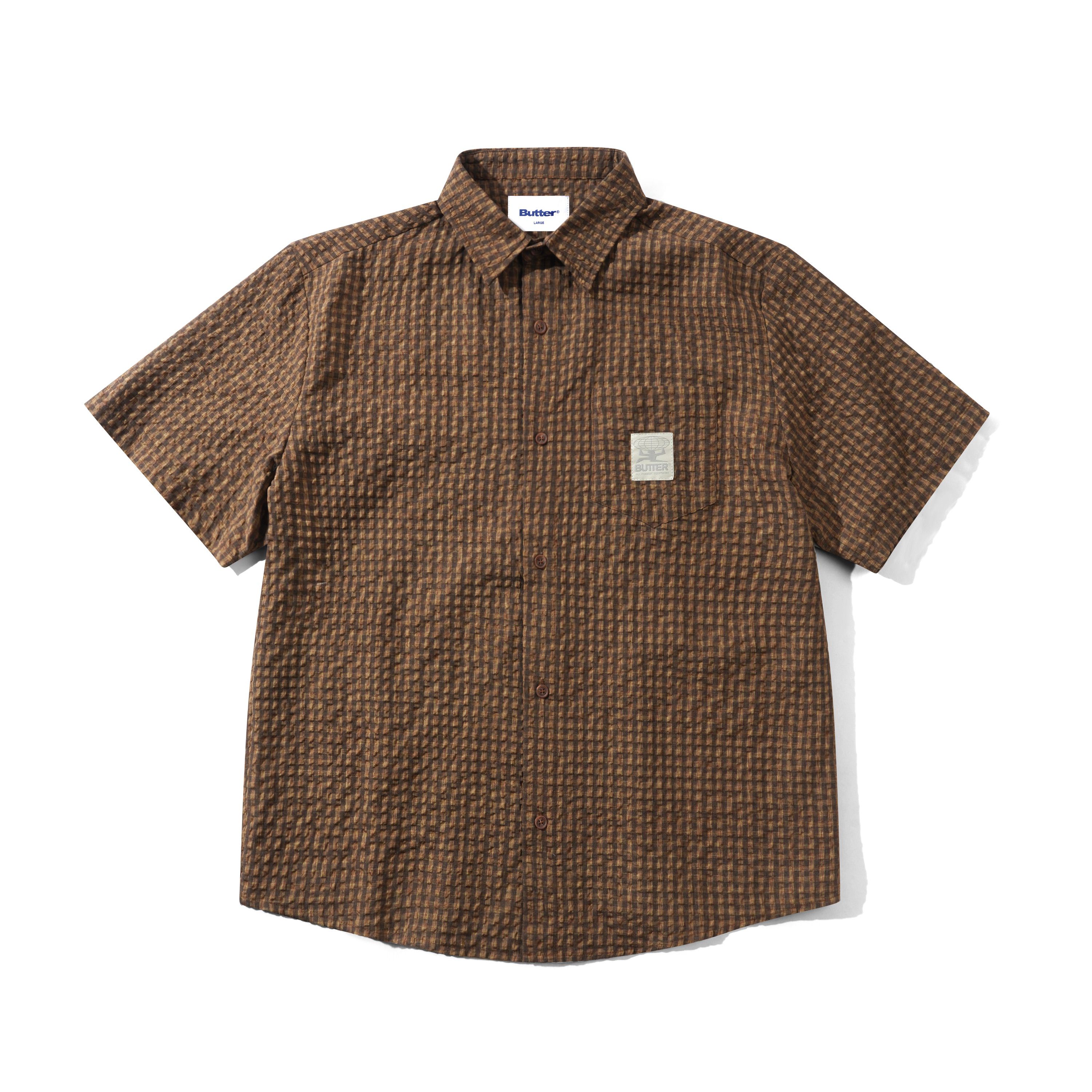 BUTTER - Equipment S/S Shirt - Brown