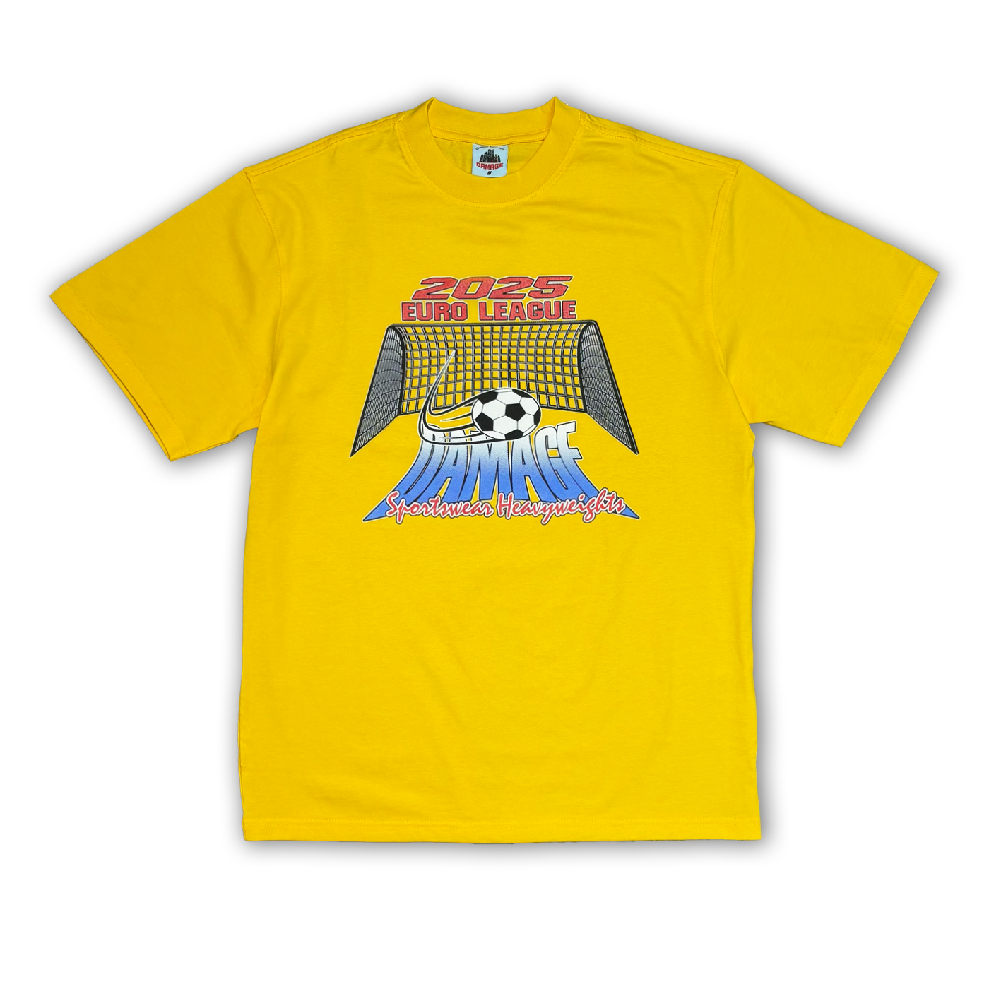DAMAGE - EUROLIGA TEE - YELLOW