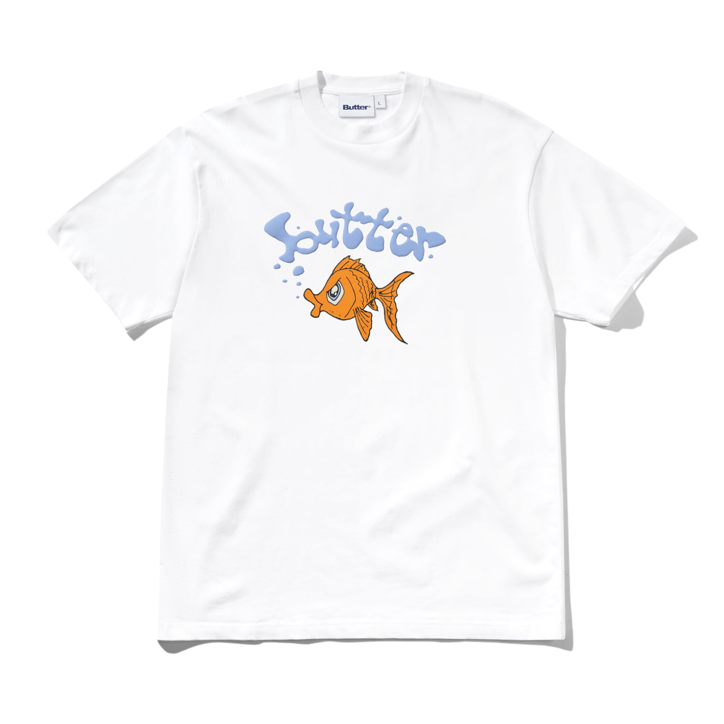 BUTTER - Goldfish Tee - White