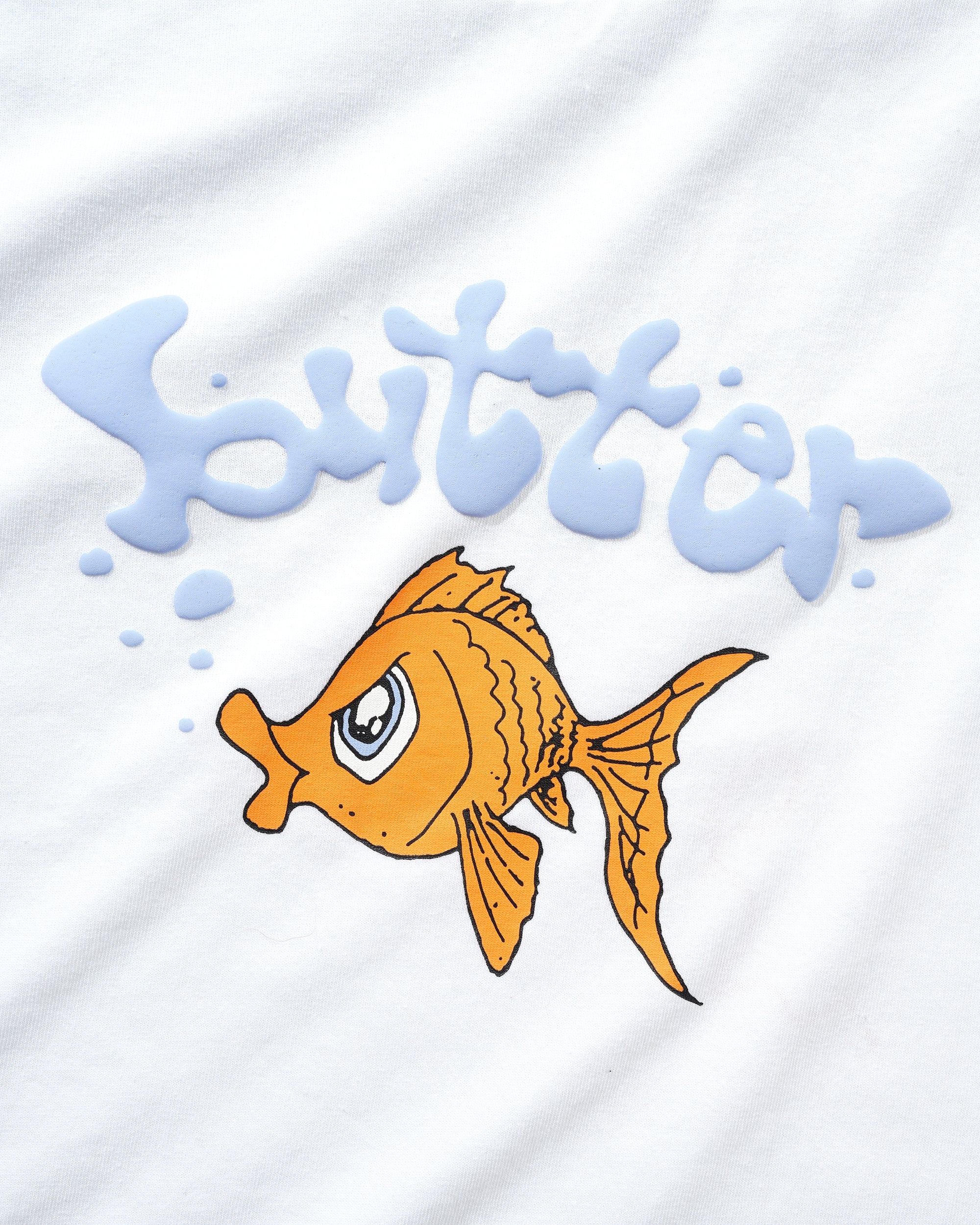 BUTTER - Goldfish Tee - White