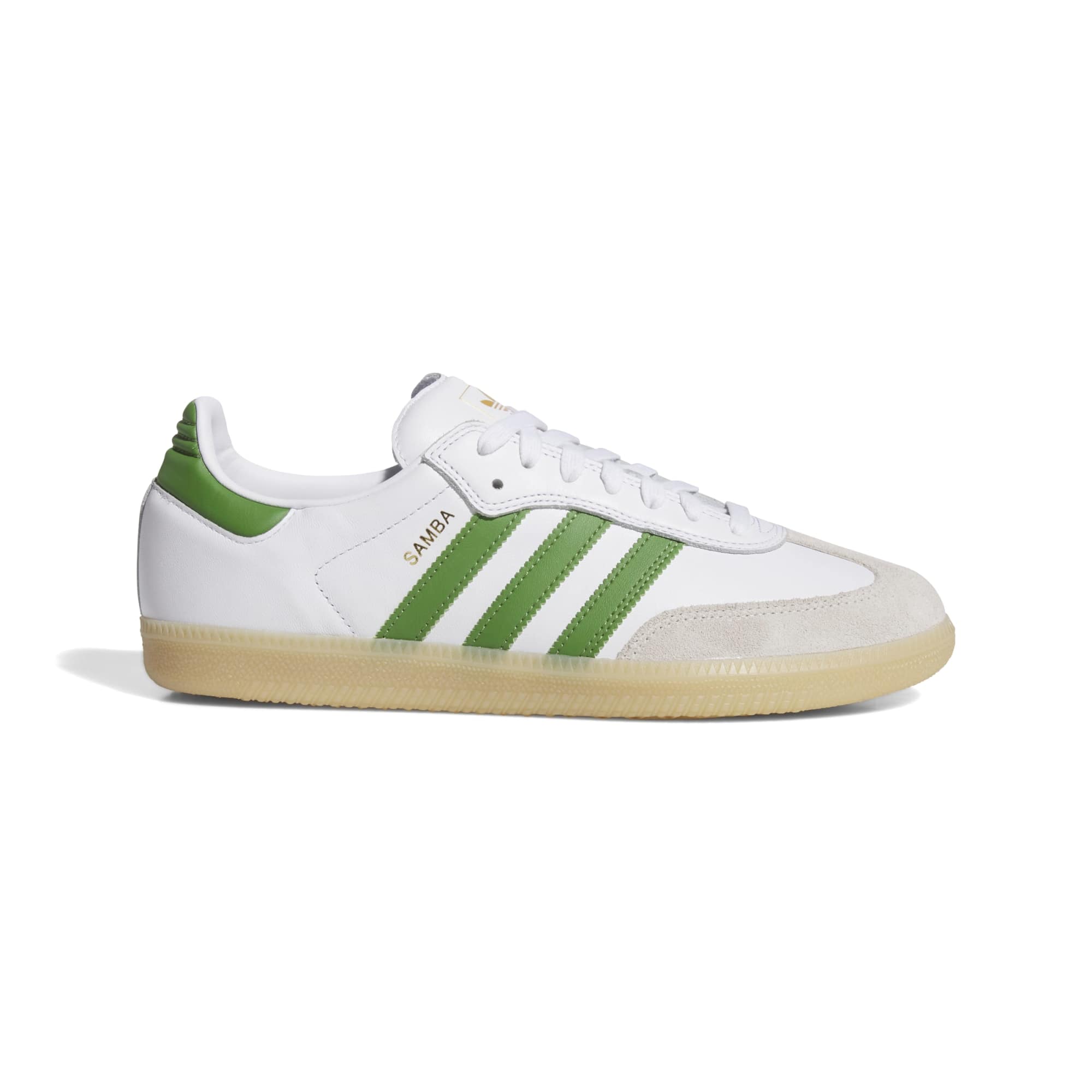 ADIDAS - SAMBA ADV -  Cloud White / Crew Green