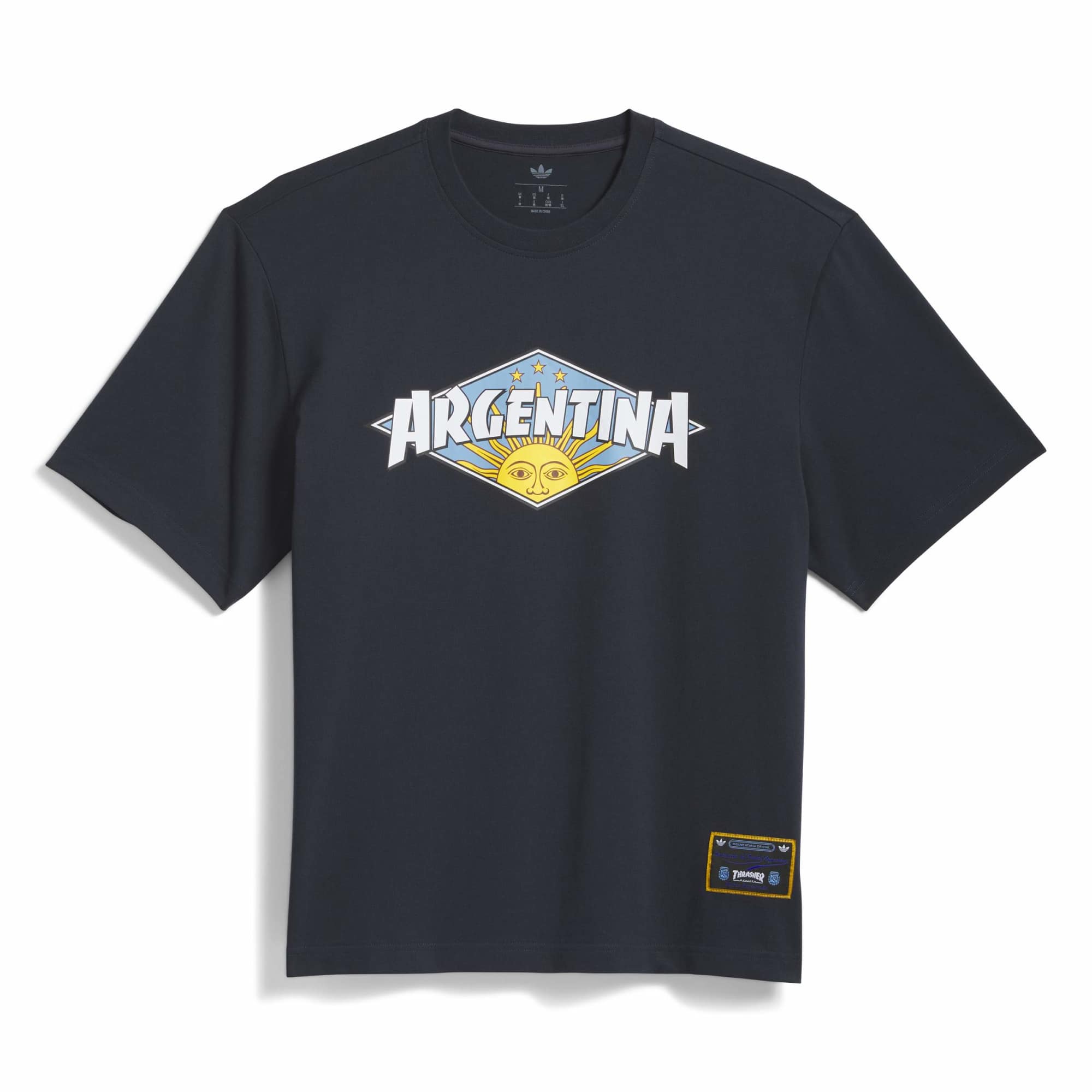 ADIDAS - THRASHER MAG X AFA TEE - NAVY