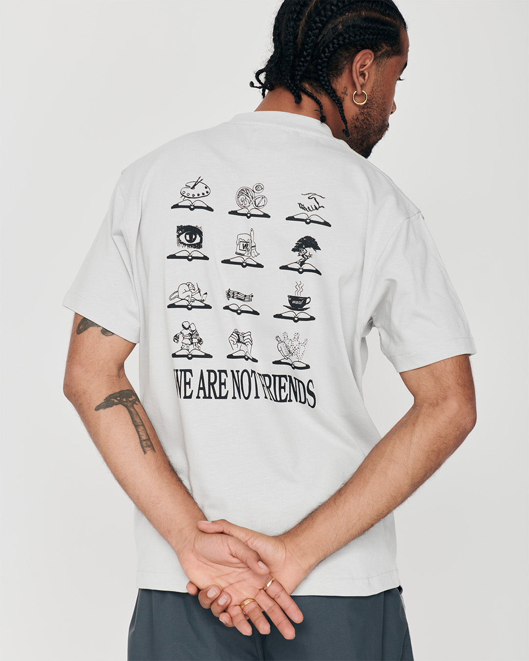 WE ARE NOT FRIENDS - LIBRARY W - LIGHTGREY