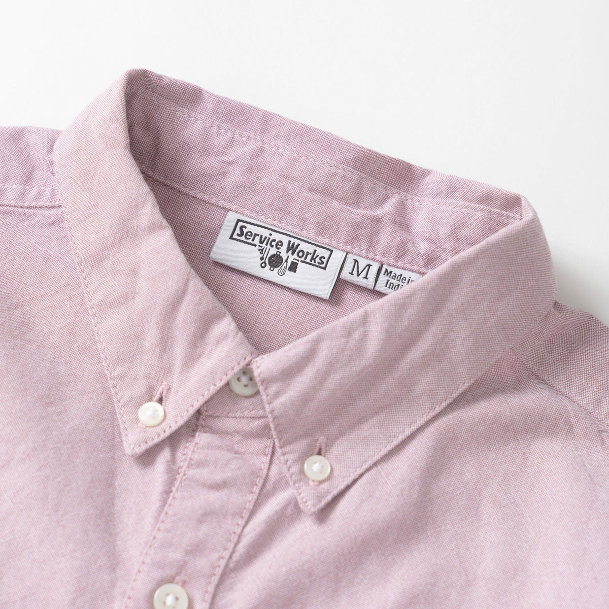 SERVICE WORKS - Artichoke Oxford Shirt - Red