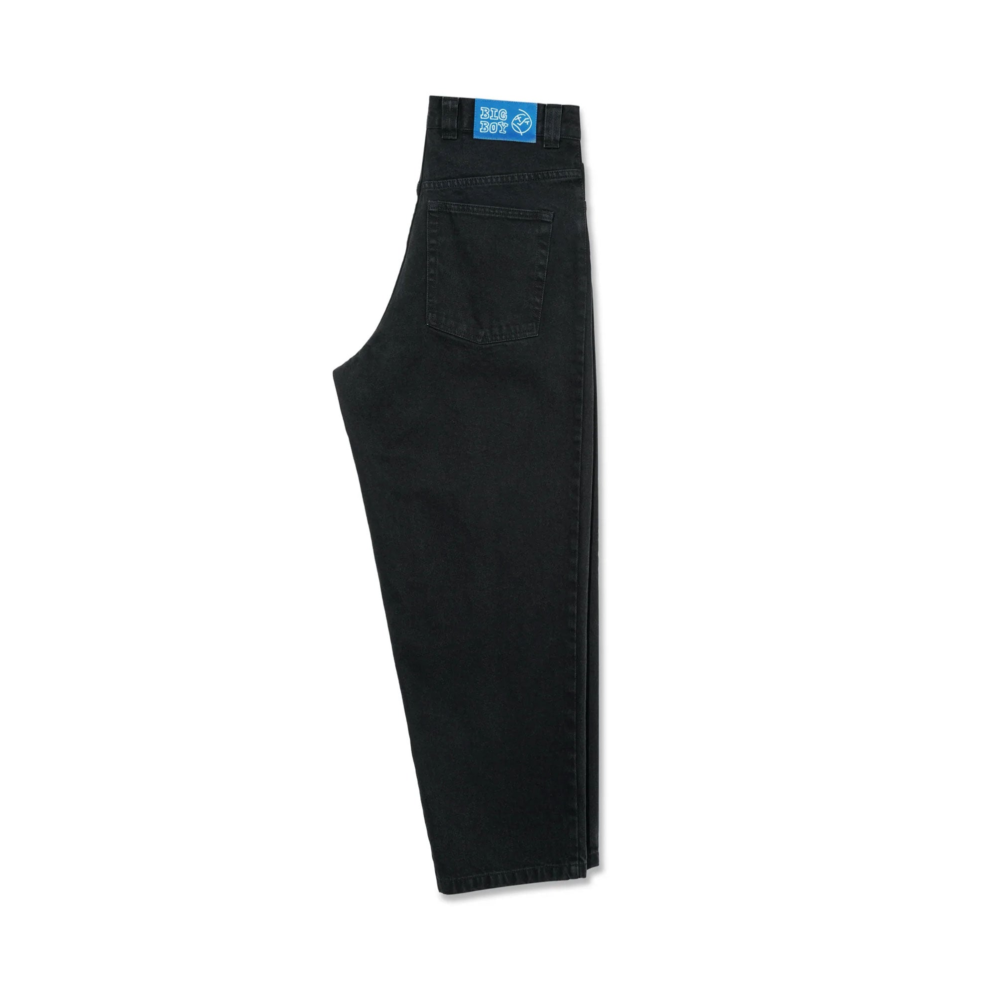 POLAR - PANTALONES PARA NIÑOS GRANDES - NEGRO TOTAL