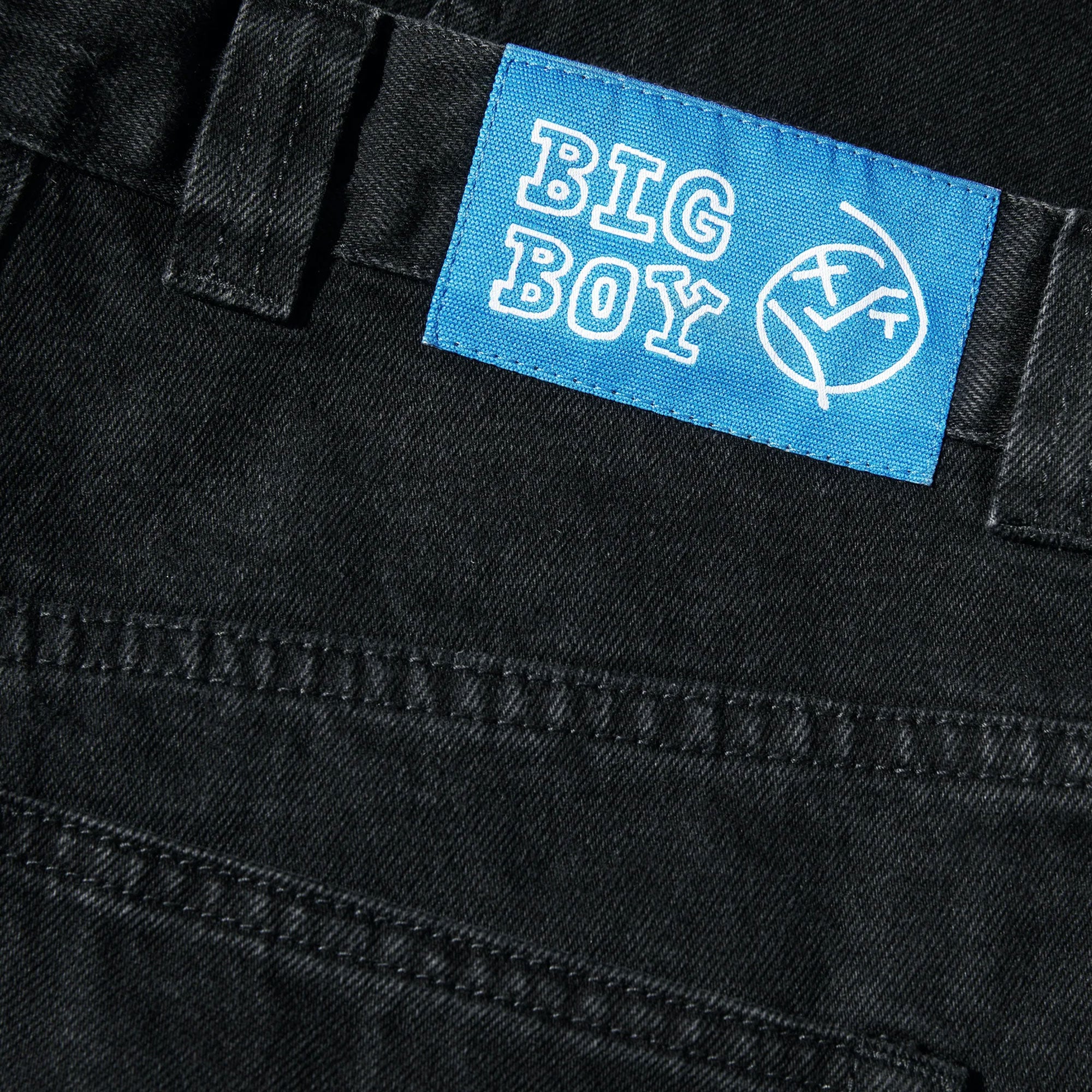 POLAR - PANTALONES PARA NIÑOS GRANDES - NEGRO TOTAL