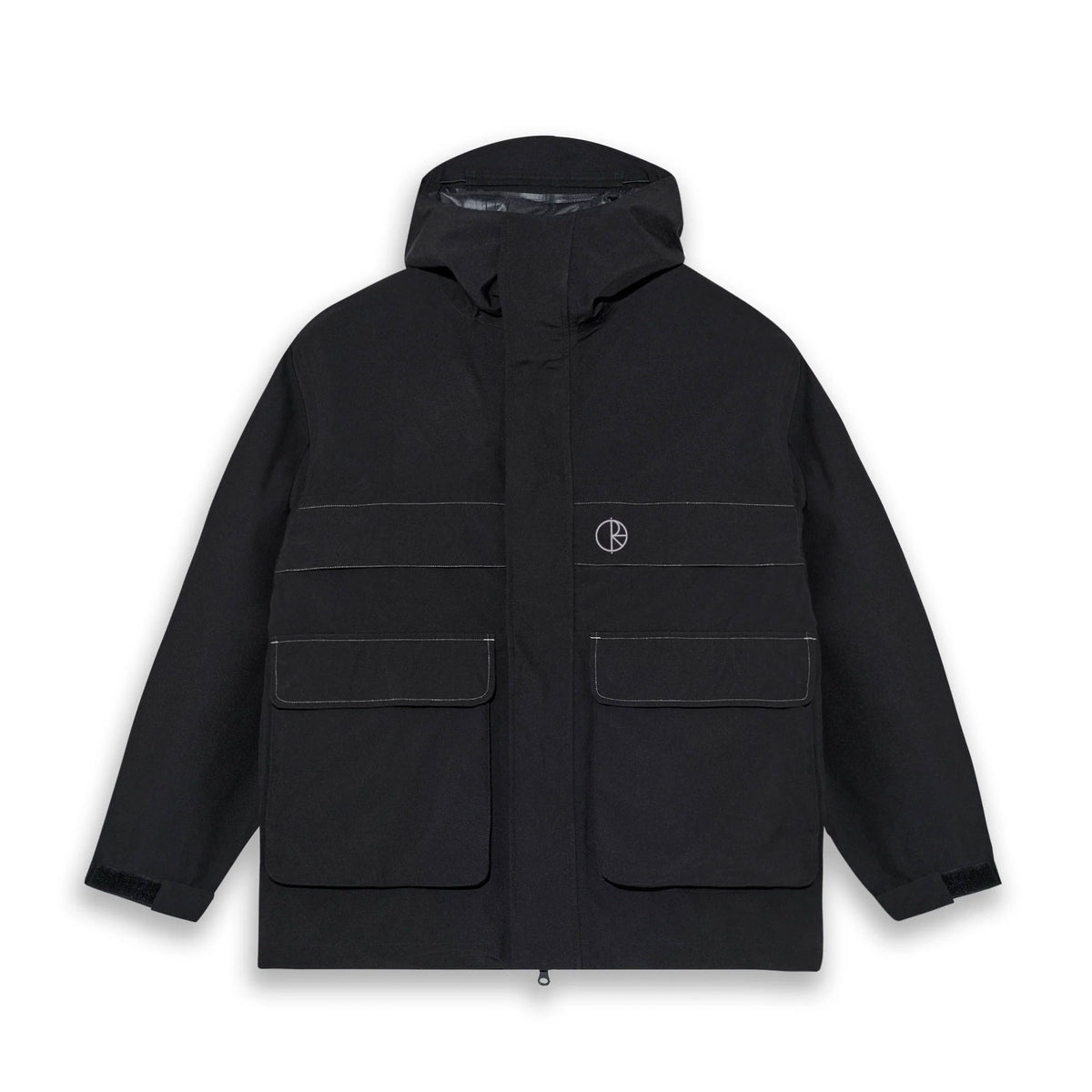 POLAR - Cargo Shell Jacket - Black/Silver