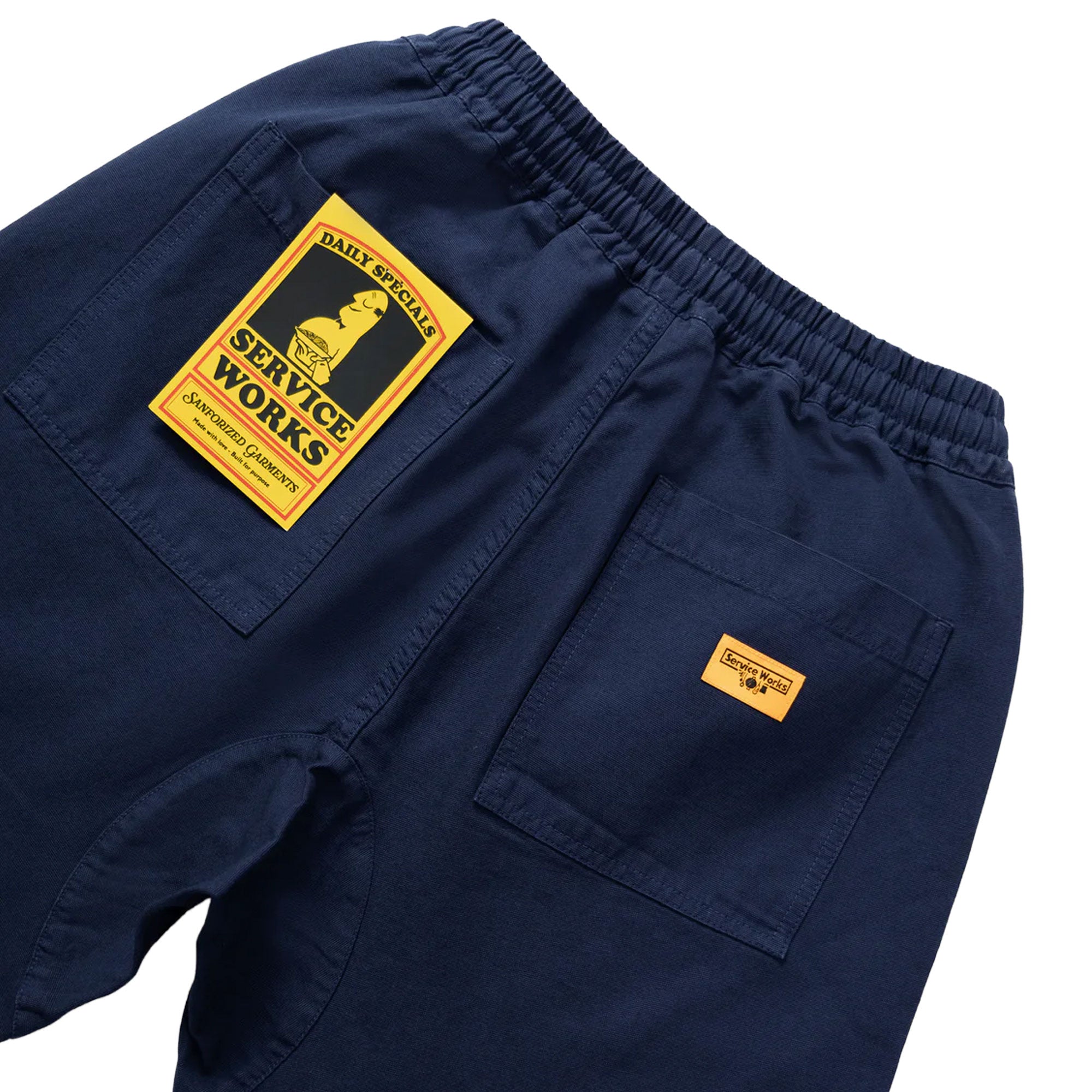 SERVICE WORKS - Classic Chef Shorts - Dark Navy