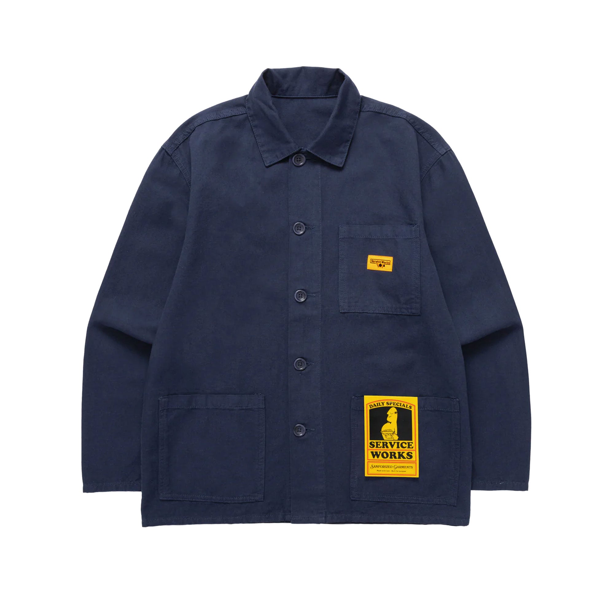 SERVICE WORKS - Classic Chore Shirt - Dark Navy