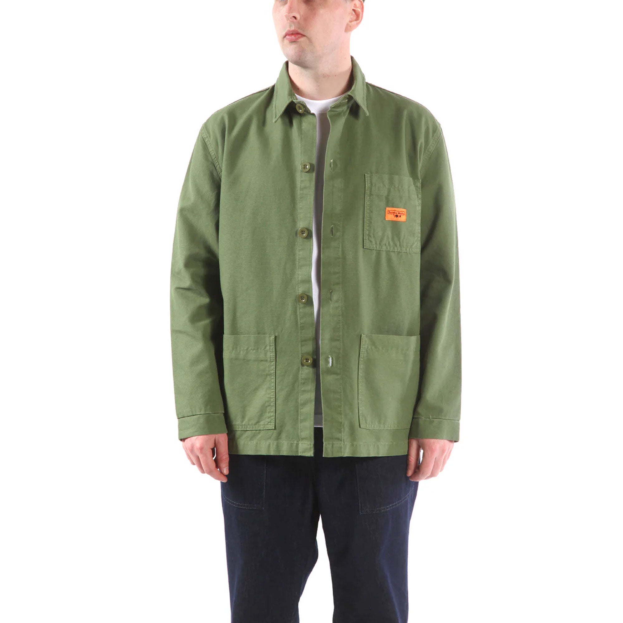 SERVICE WORKS - Classic Chore Shirt - Olive