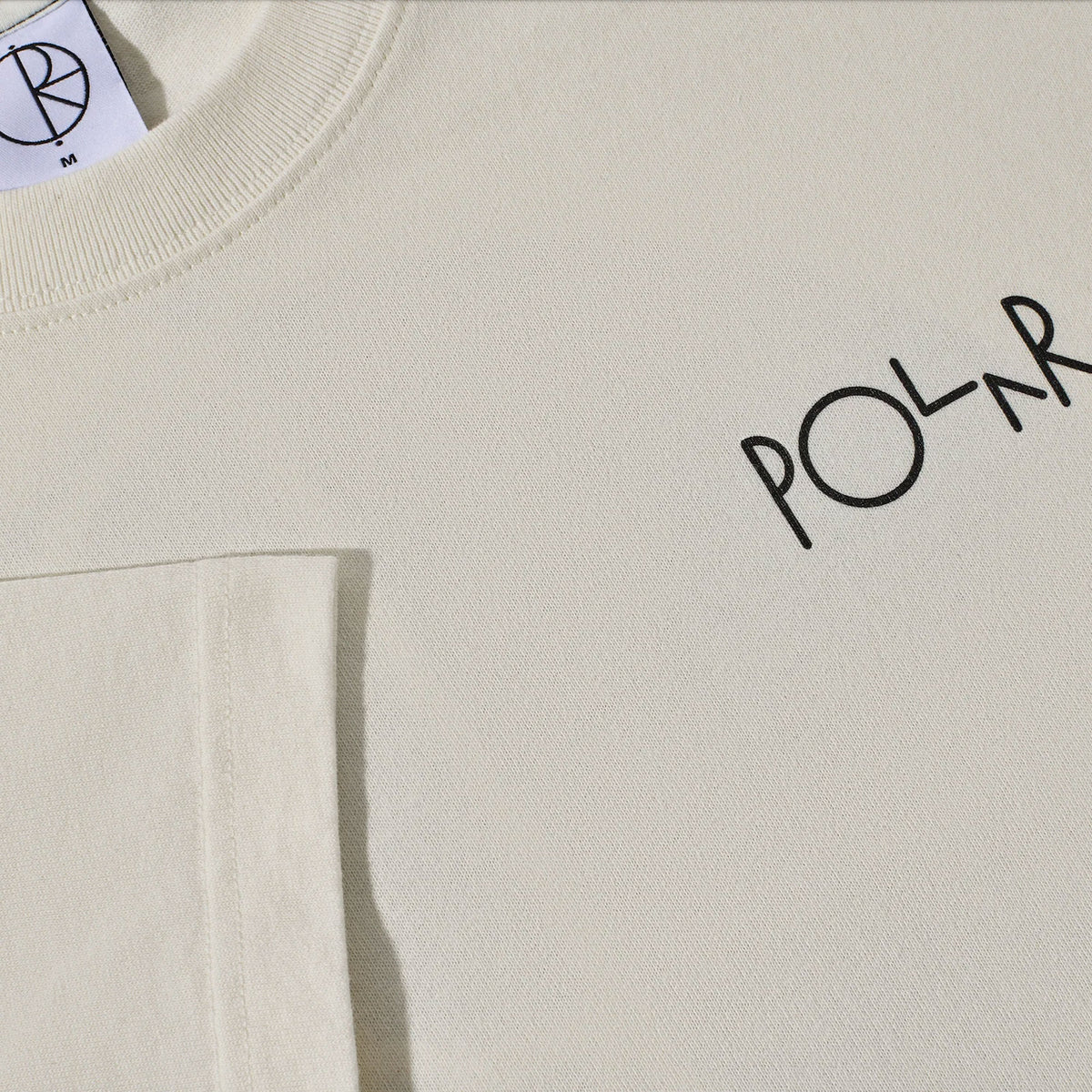 POLAR - Contrast Tee | Fill Logo - Ivory/Black