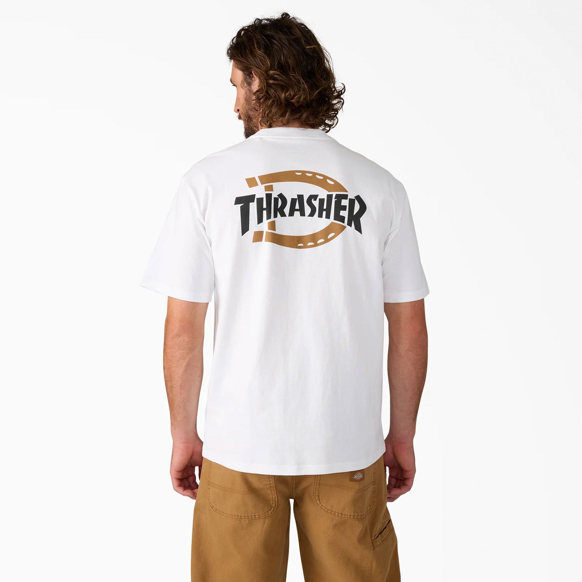 DICKIES - X Thrasher Graphic T-Shirt - WHITE