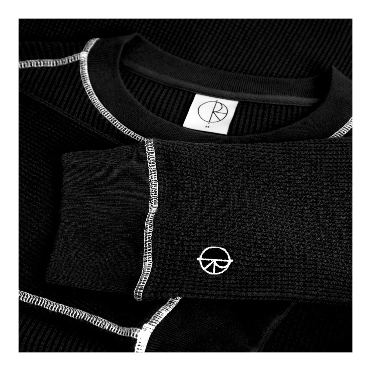 POLAR - Dylan LS Tee - Black/White