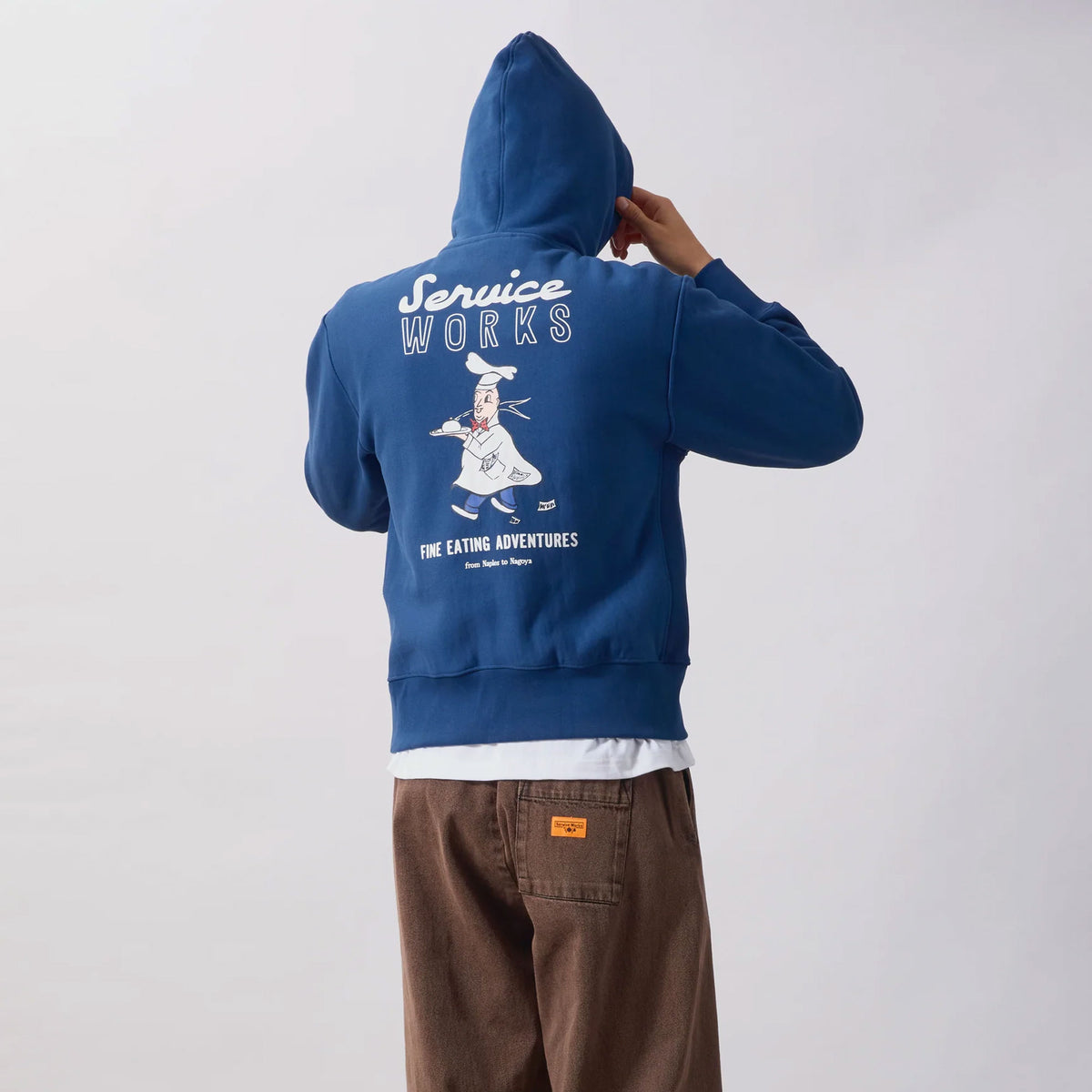 SERVICE WORKS - Eating Adventures Hoodie - Navy
