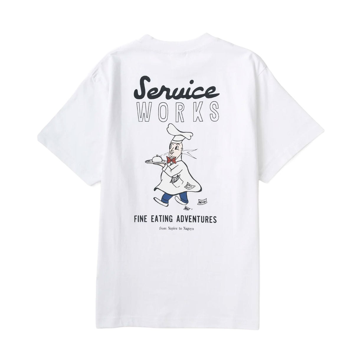 SERVICE WORKS - Eating Adventures Tee - White
