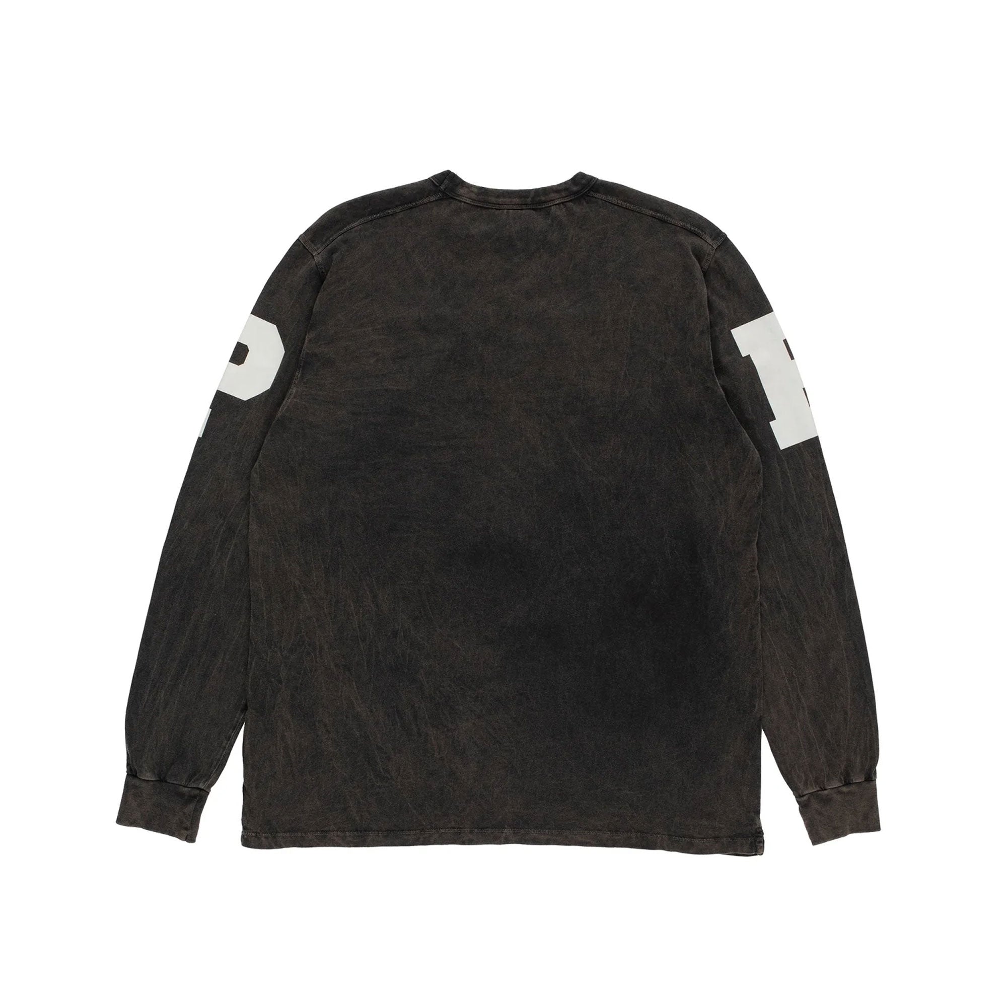 POP TRADING COMPANY - FOOTBALL LONGSLEEVE - BLACK