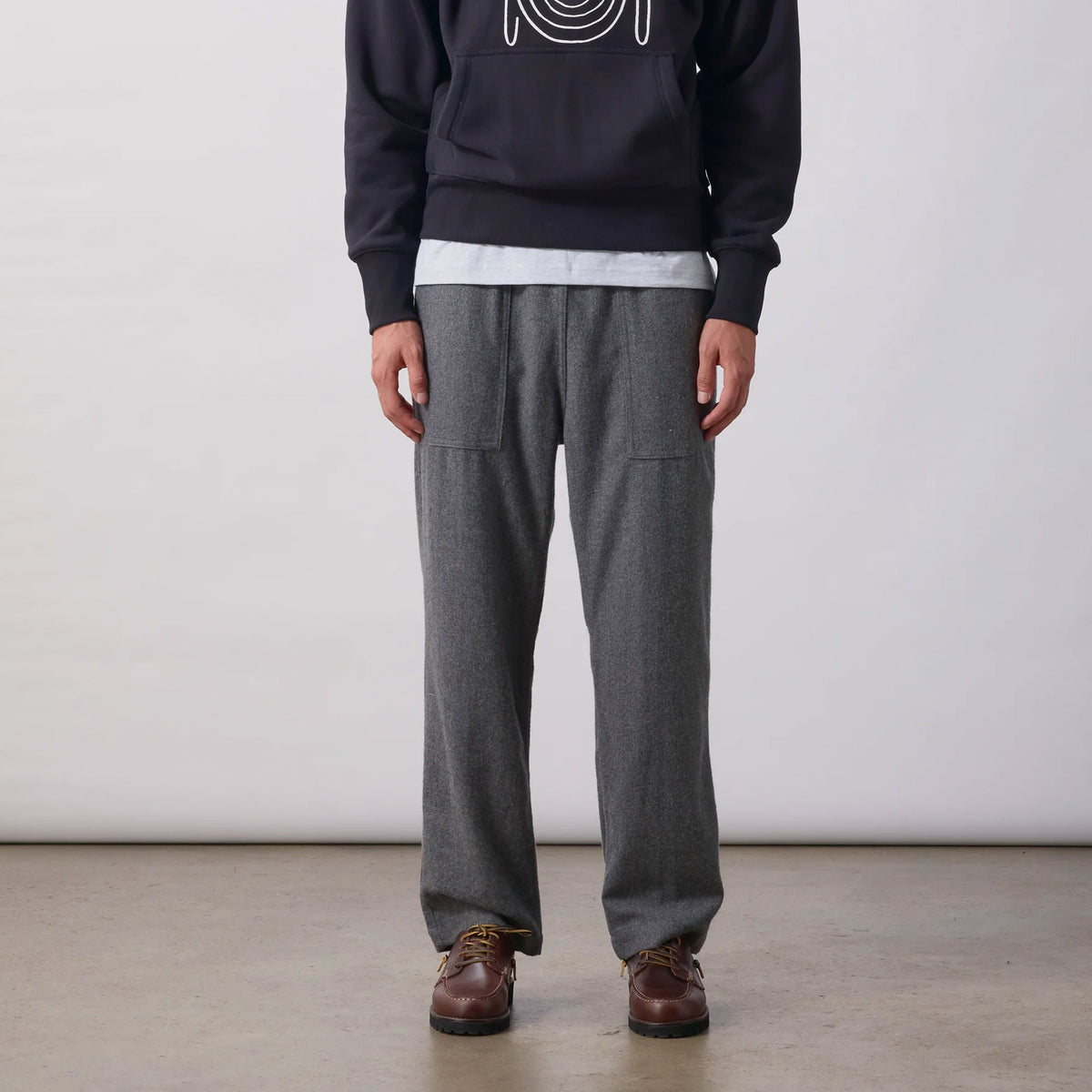SERVICE WORKS - Flannel Chef Pants - Charcoal