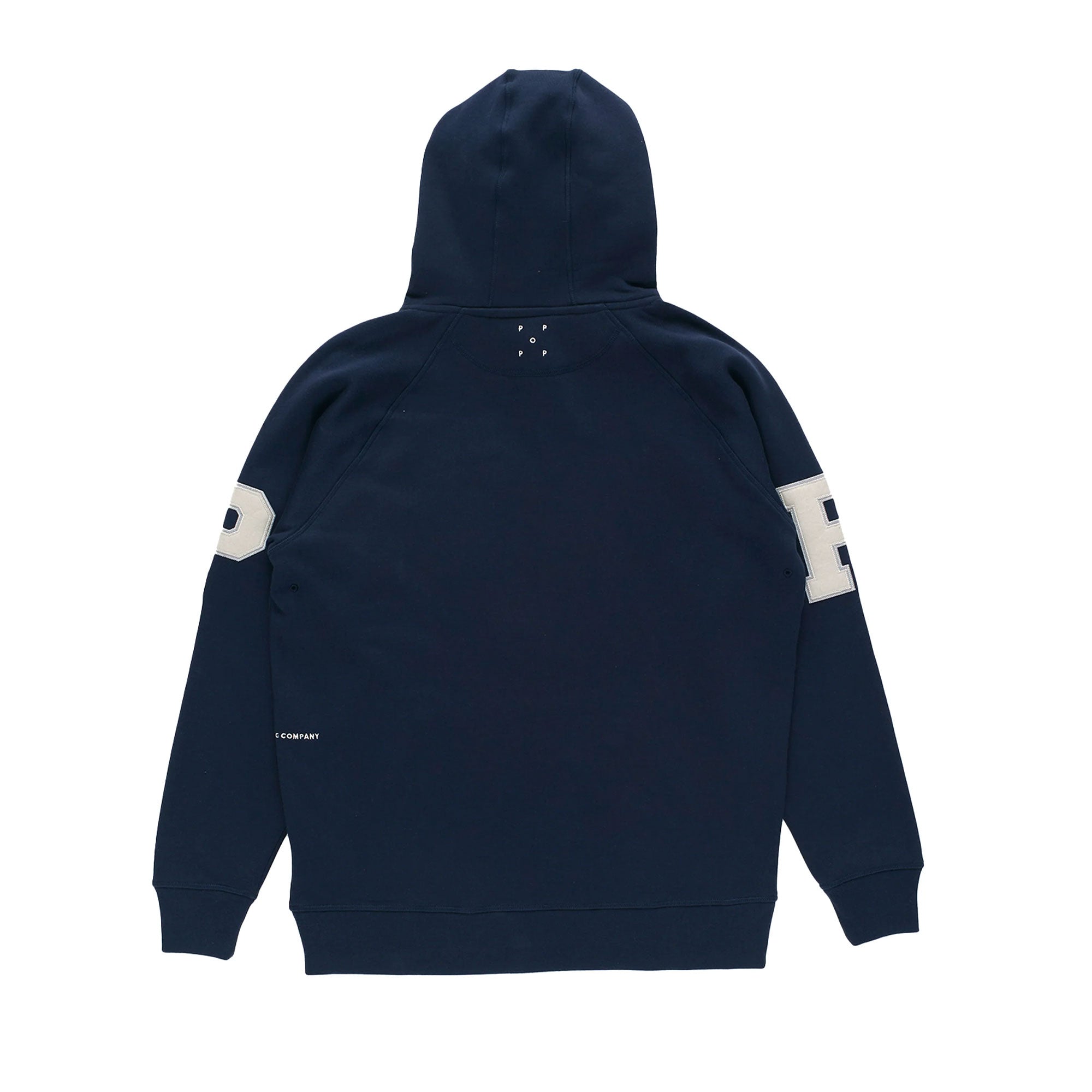 POP TRADING COMPANY - Sudadera con capucha negra y blanca