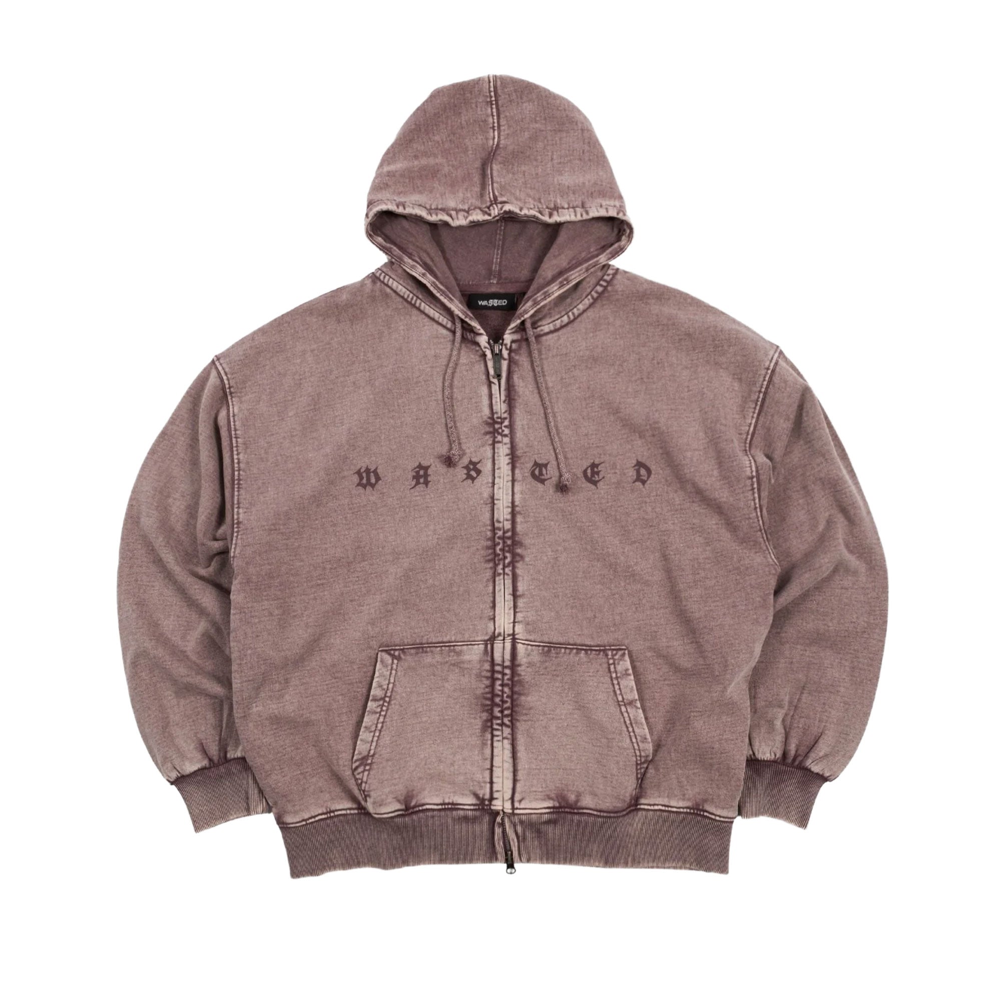 WASTED PARIS - Hoodie Zip Splinter - Faded FUDG