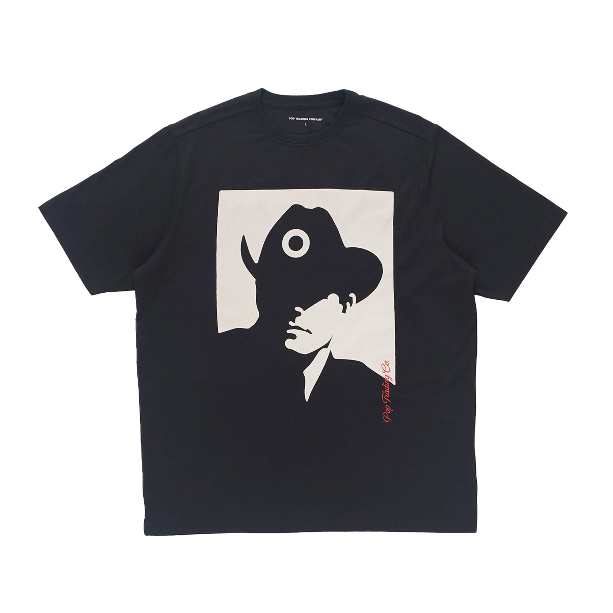 POP TRADING COMPANY - Sudadera con capucha negra y blanca