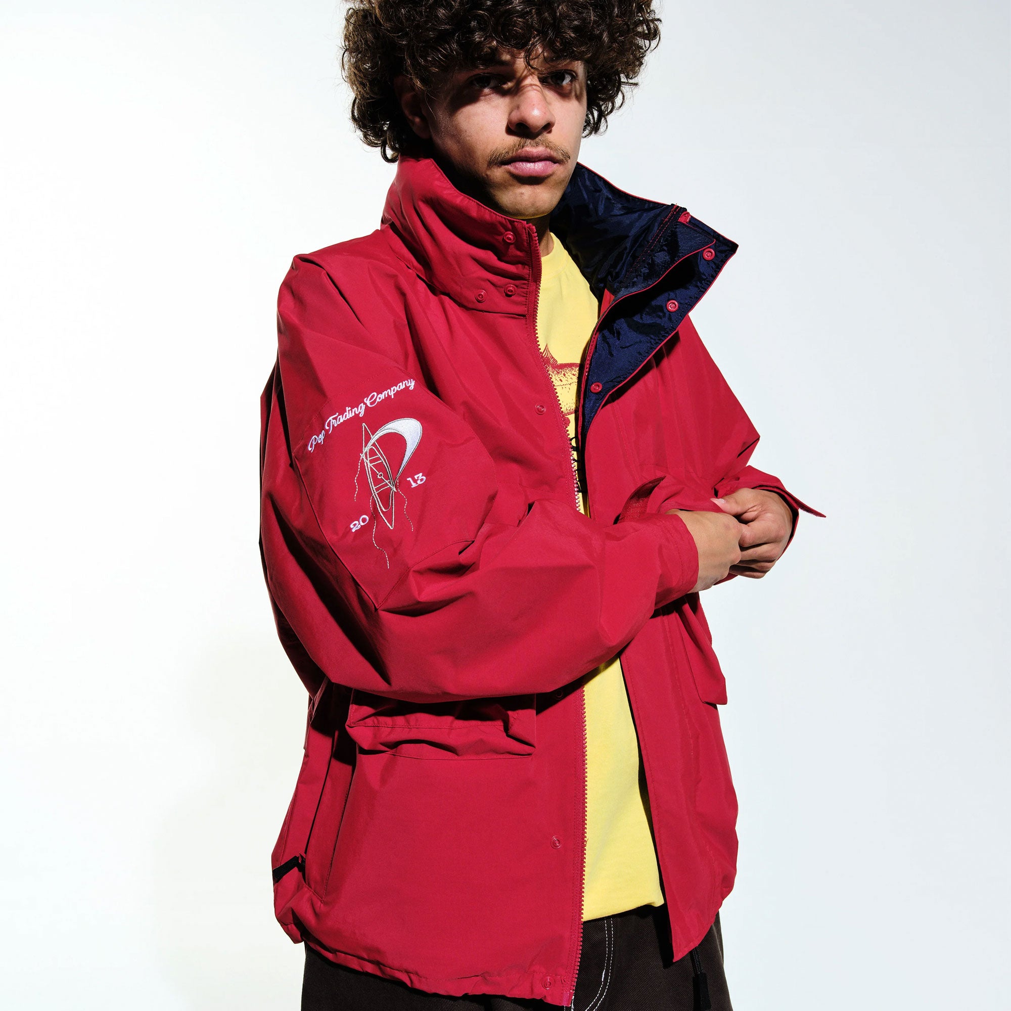 POP TRADING COMPANY - Nautical Jacket Haute Red