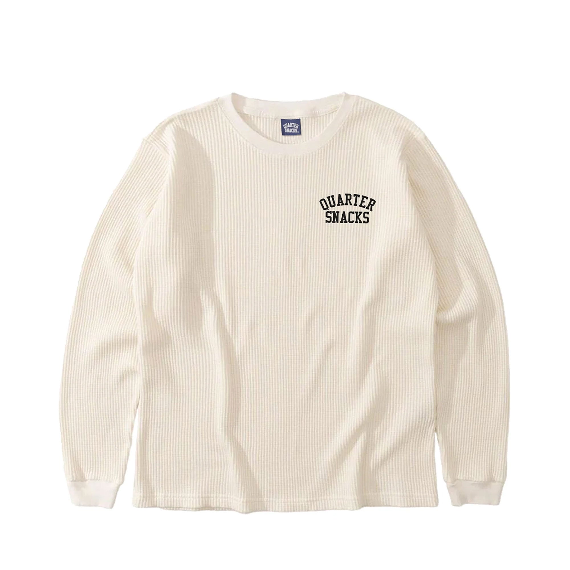 QUARTERSNACK - Printed Thermal Longsleeve - Bone