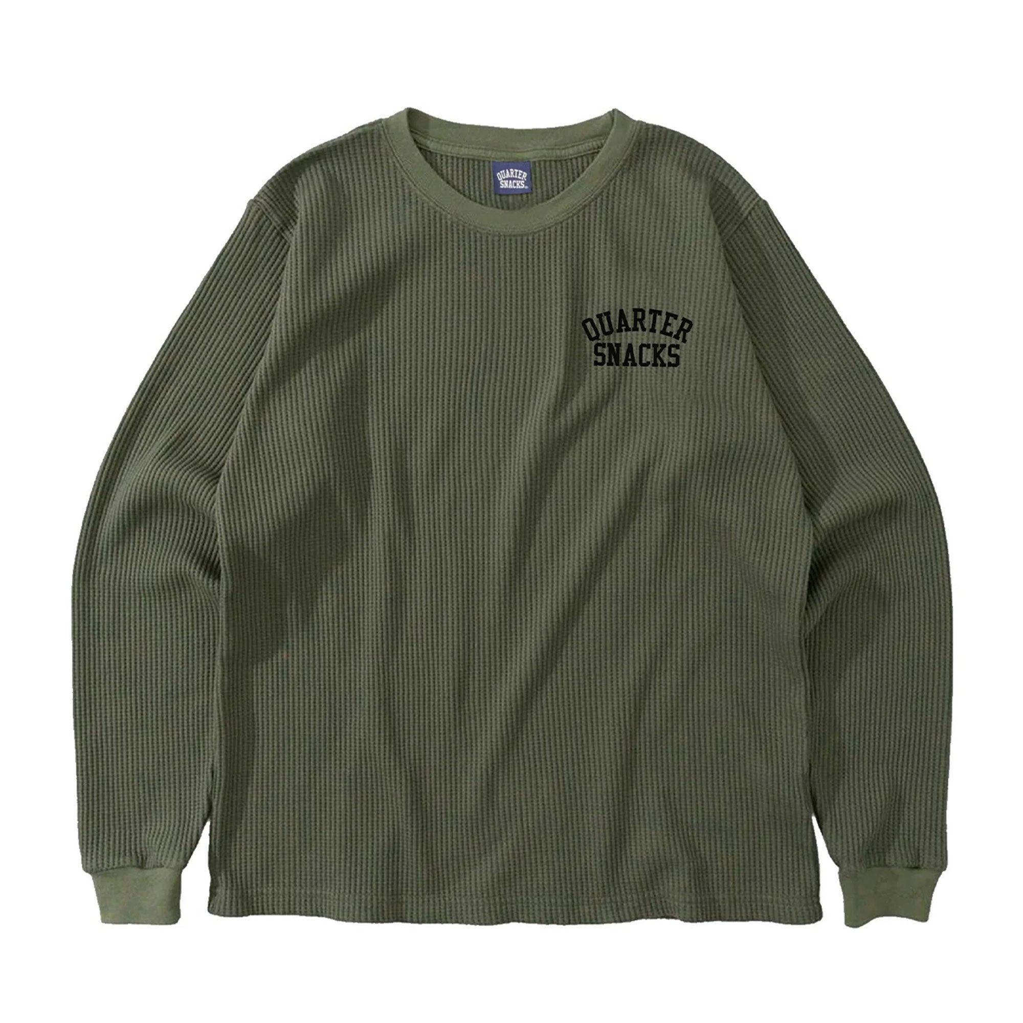 QUARTERSNACK - Printed Thermal Longsleeve - Olive