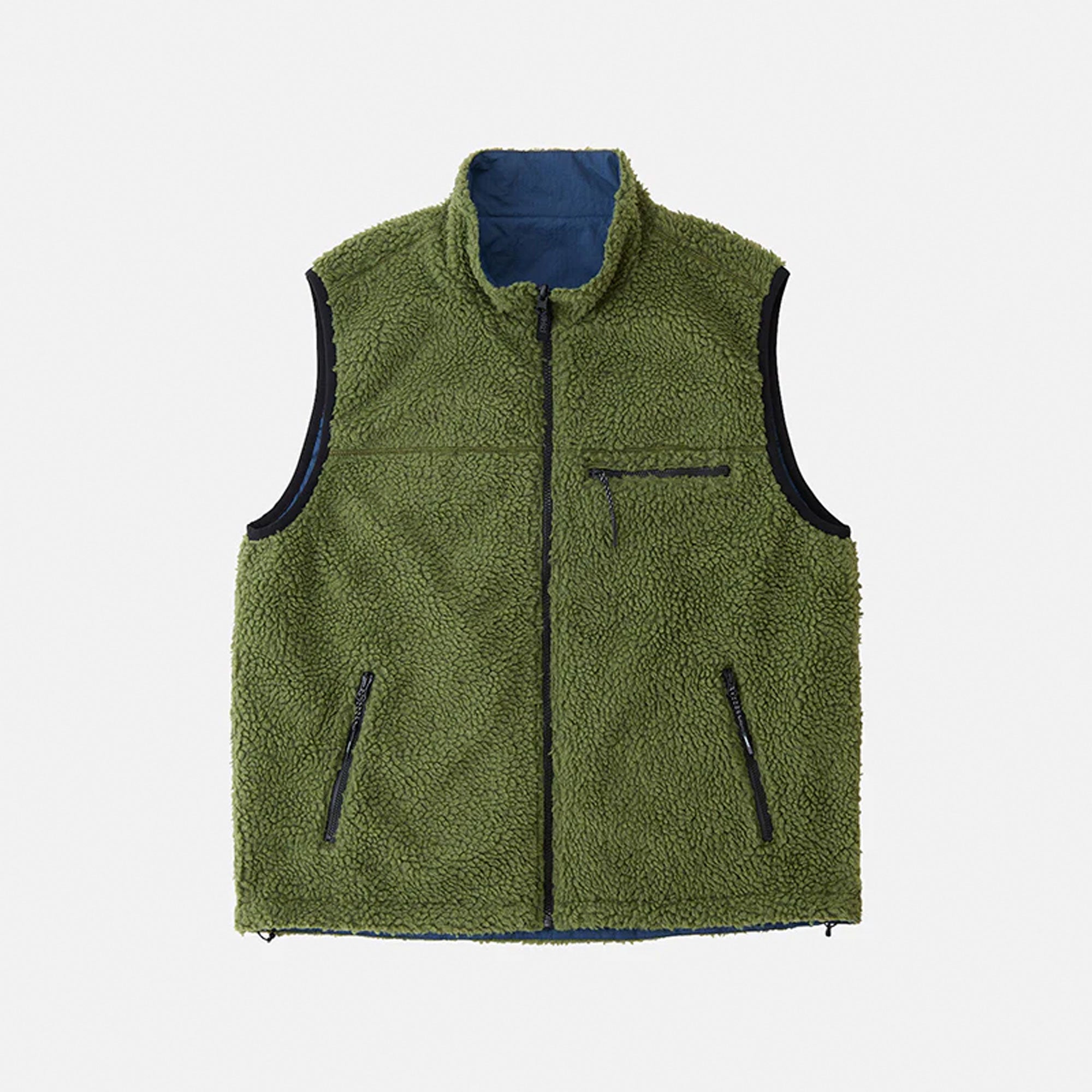 GRAMICCI - Reversible Sherpa Vest - DUSTY/NAVY