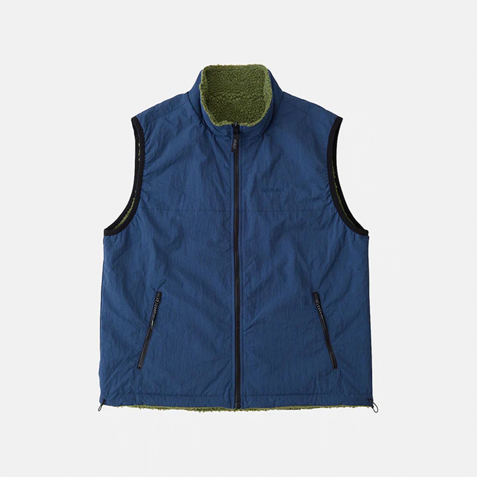 GRAMICCI - Reversible Sherpa Vest - DUSTY/NAVY