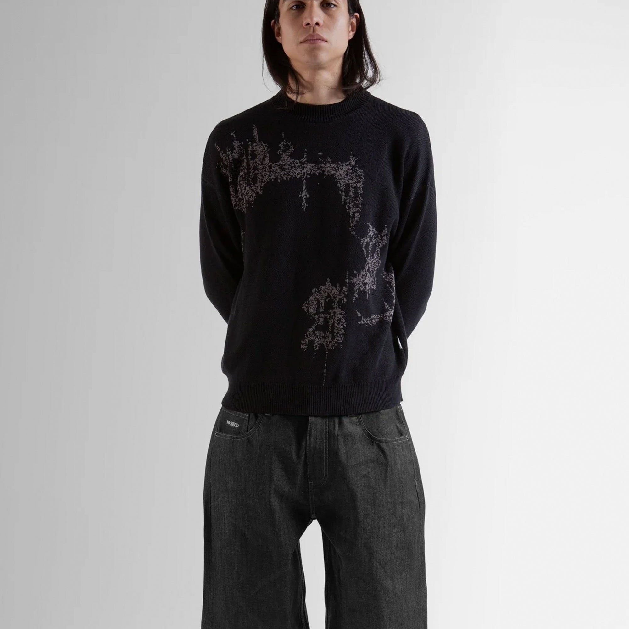 WASTED PARIS - STRONGHOLD SWEATER - BLACK