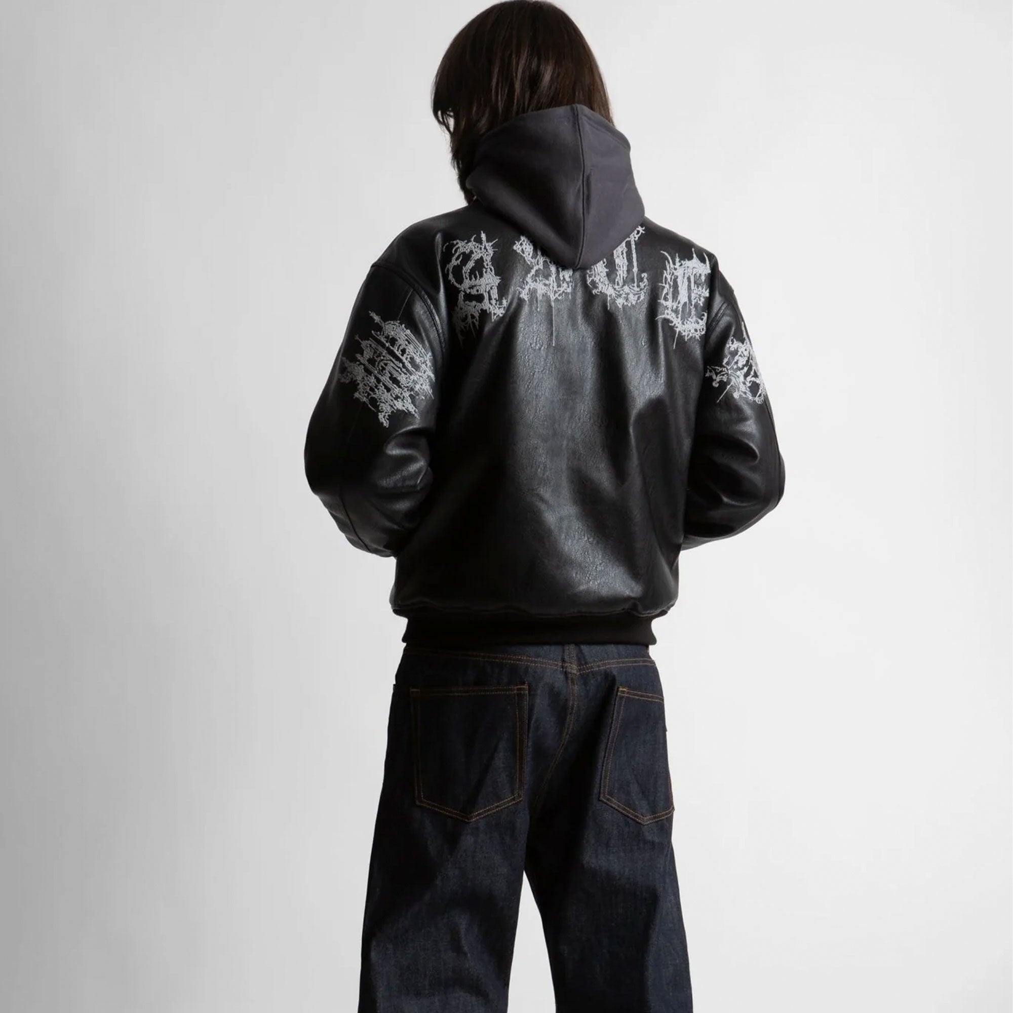 WASTED PARIS - STRONGHOLD VARSITY JACKET - BLACK