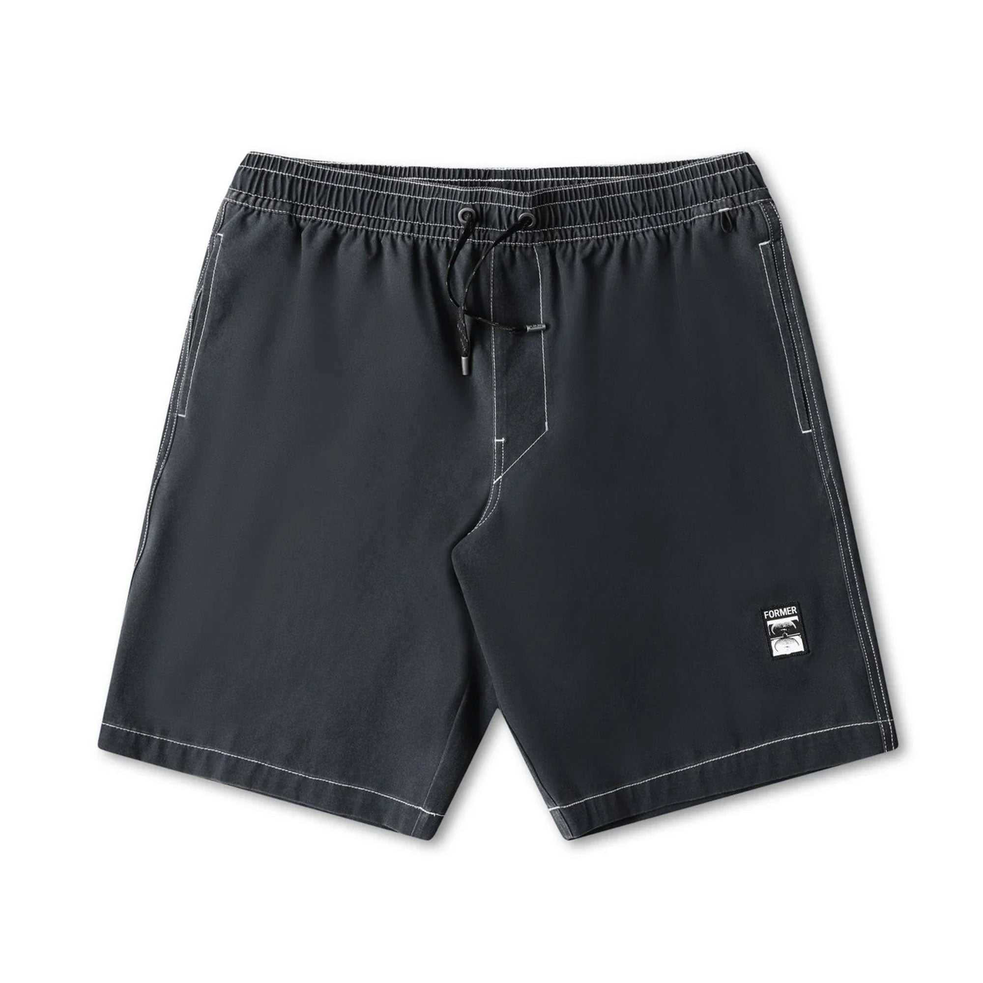 FORMER - SWANS BAGGY SWIM TRUNK // BLACK