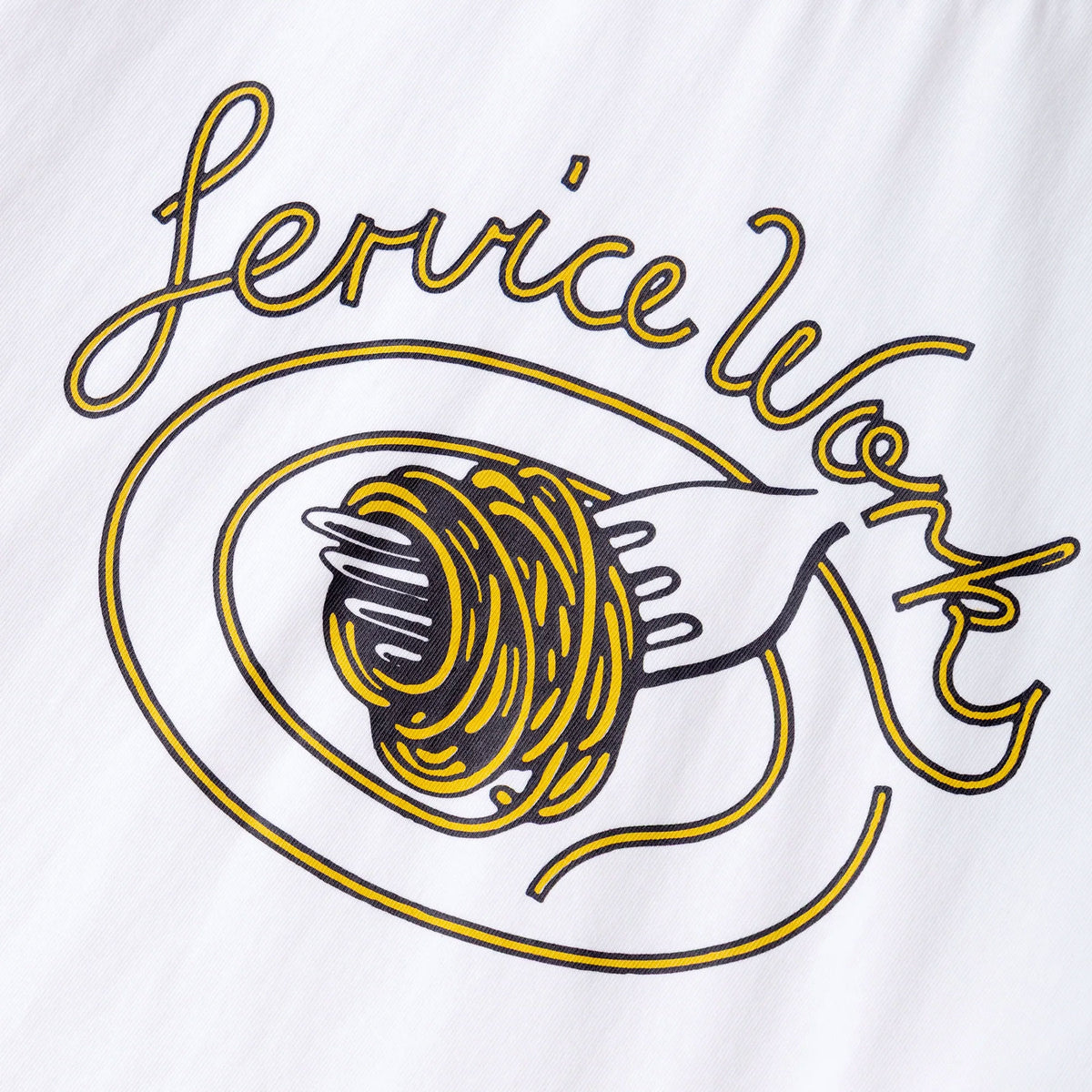 SERVICE WORKS - Spaghetti Tee - White