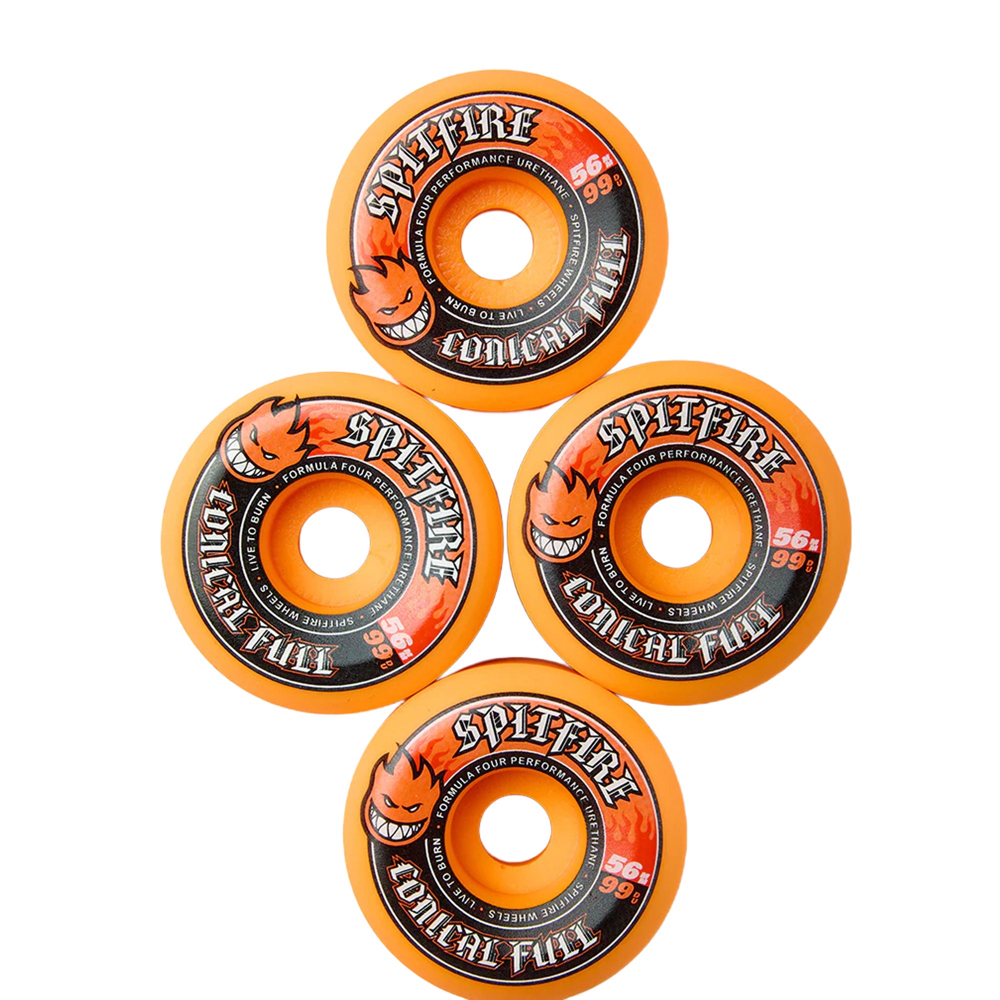 SPITFIRE - F4 - CONICAL FULL - 56MM - 99D - ORGANGE