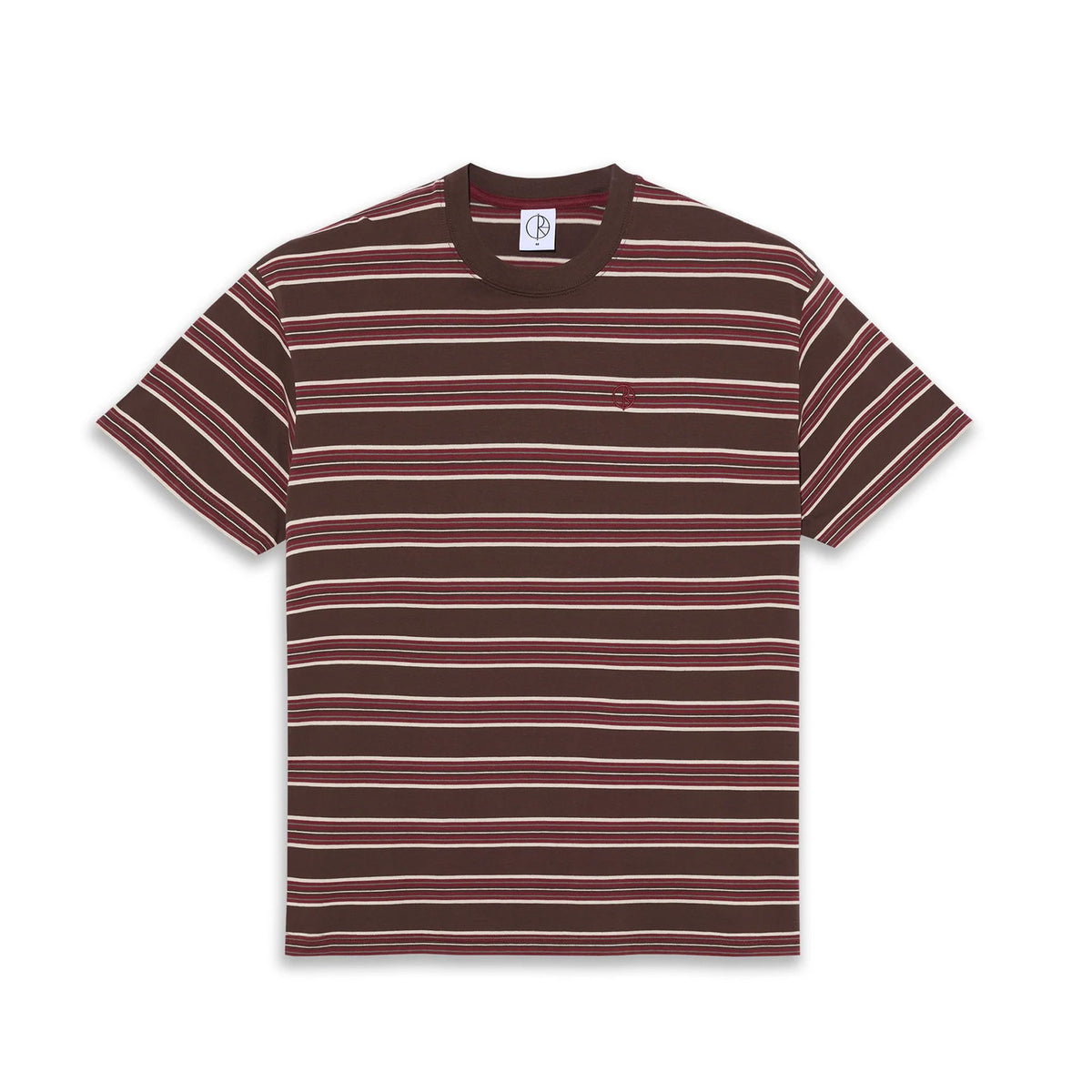 POLAR - Tee | Stripe - Brown/Red