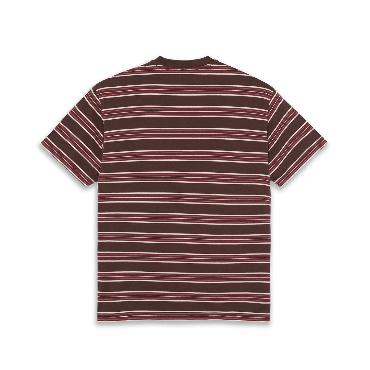 POLAR - Tee | Stripe - Brown/Red