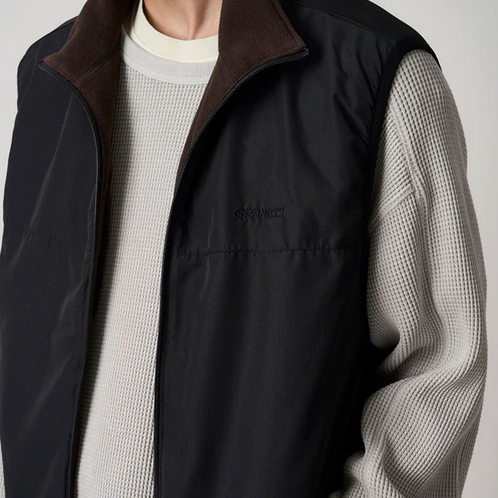 GRAMICCI - Thermal Fleece Reversible Vest - TOBACCO