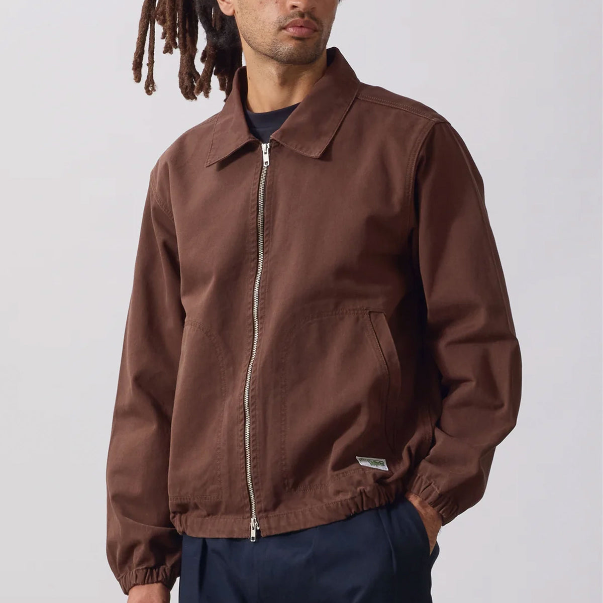 SERVICE WORKS - Twill Work Jacket - Brown