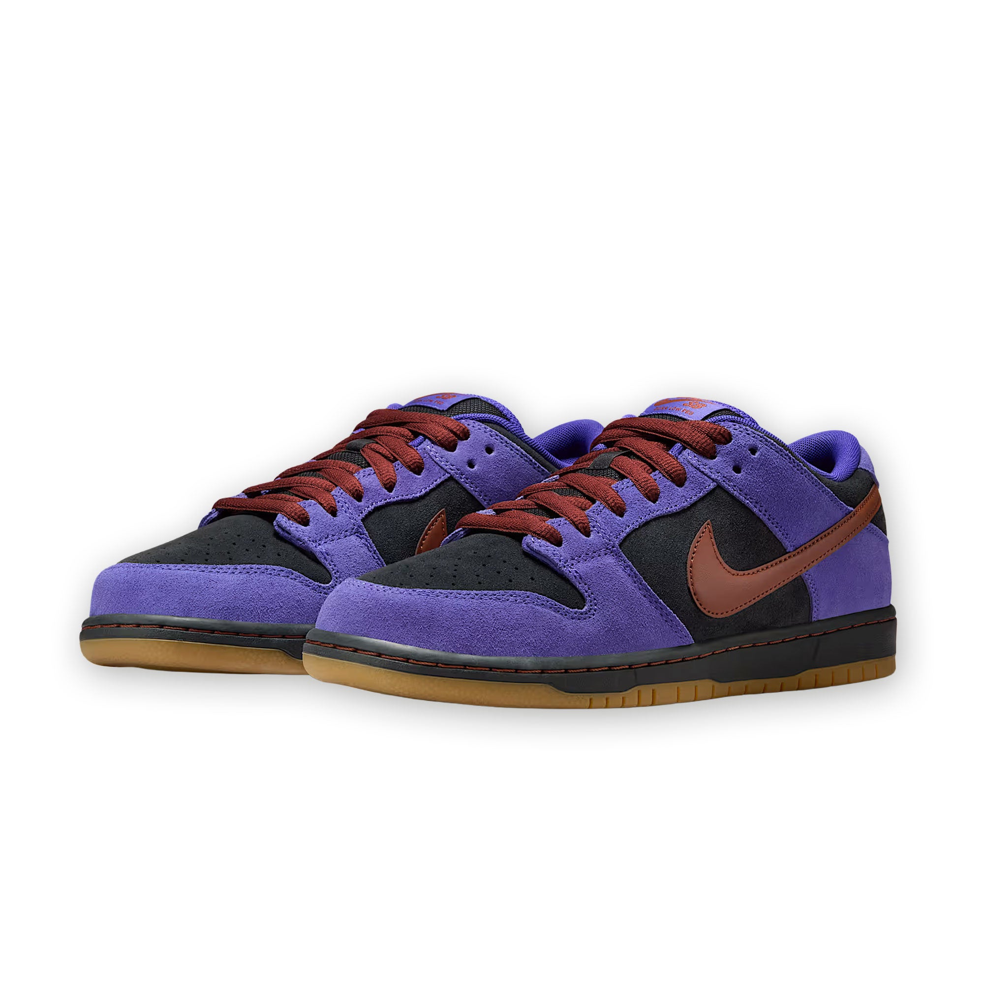 NIKE SB - DUNK LOW PRO - Persian Violet/Off Noir/Gum Medium Brown/Cinnamon