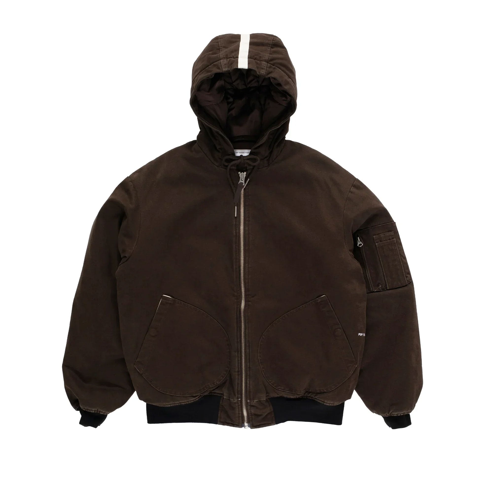 POP TRADING COMPANY - HOODED FLIGHT JACKET - DELICIOSO