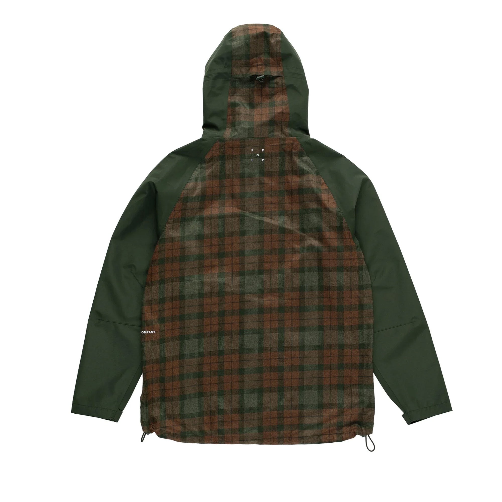 POP TRADING COMPANY - CHECKED ORACLE DUFFEL - GREEN