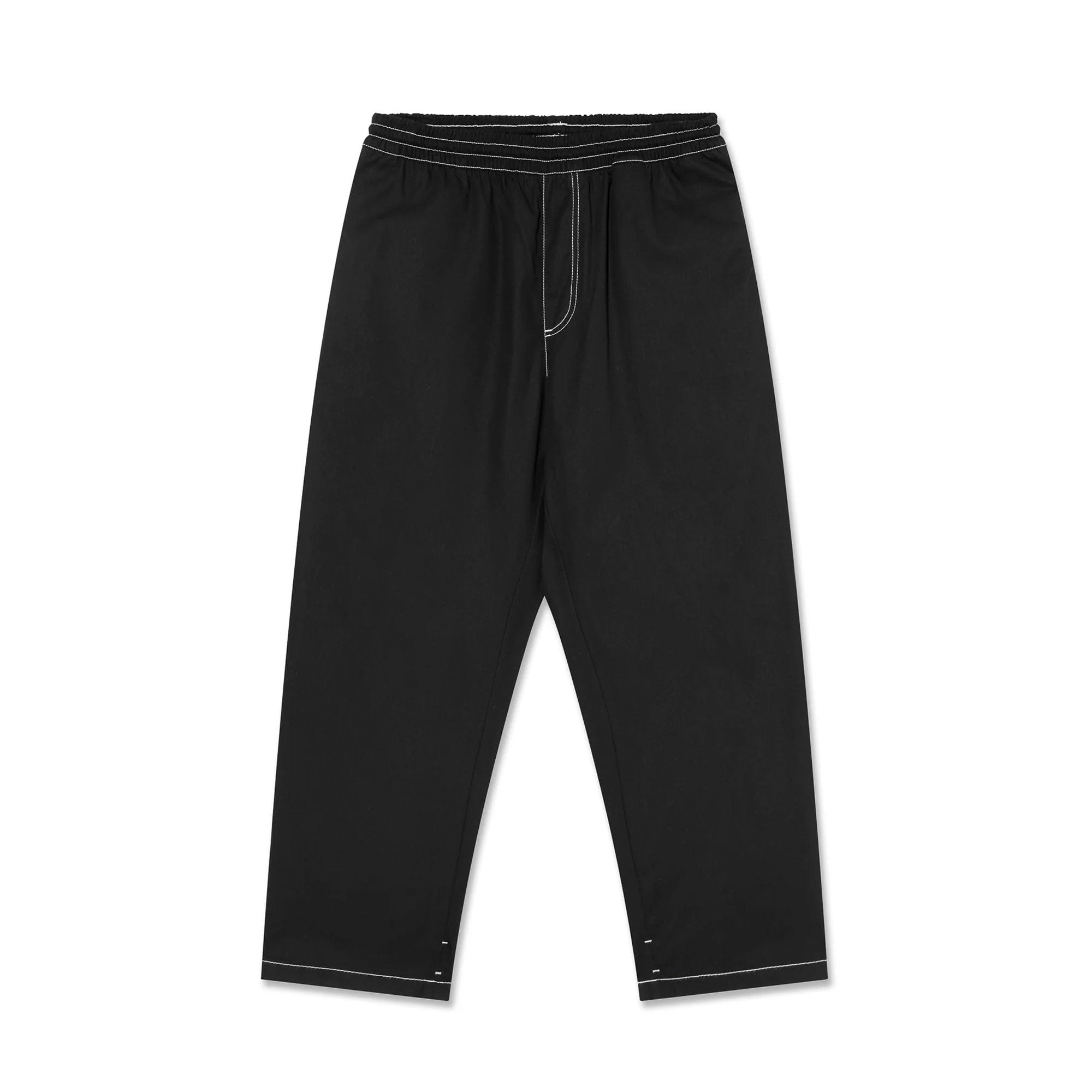 POLAR - PANTALONES PARA NIÑOS GRANDES - NEGRO TOTAL