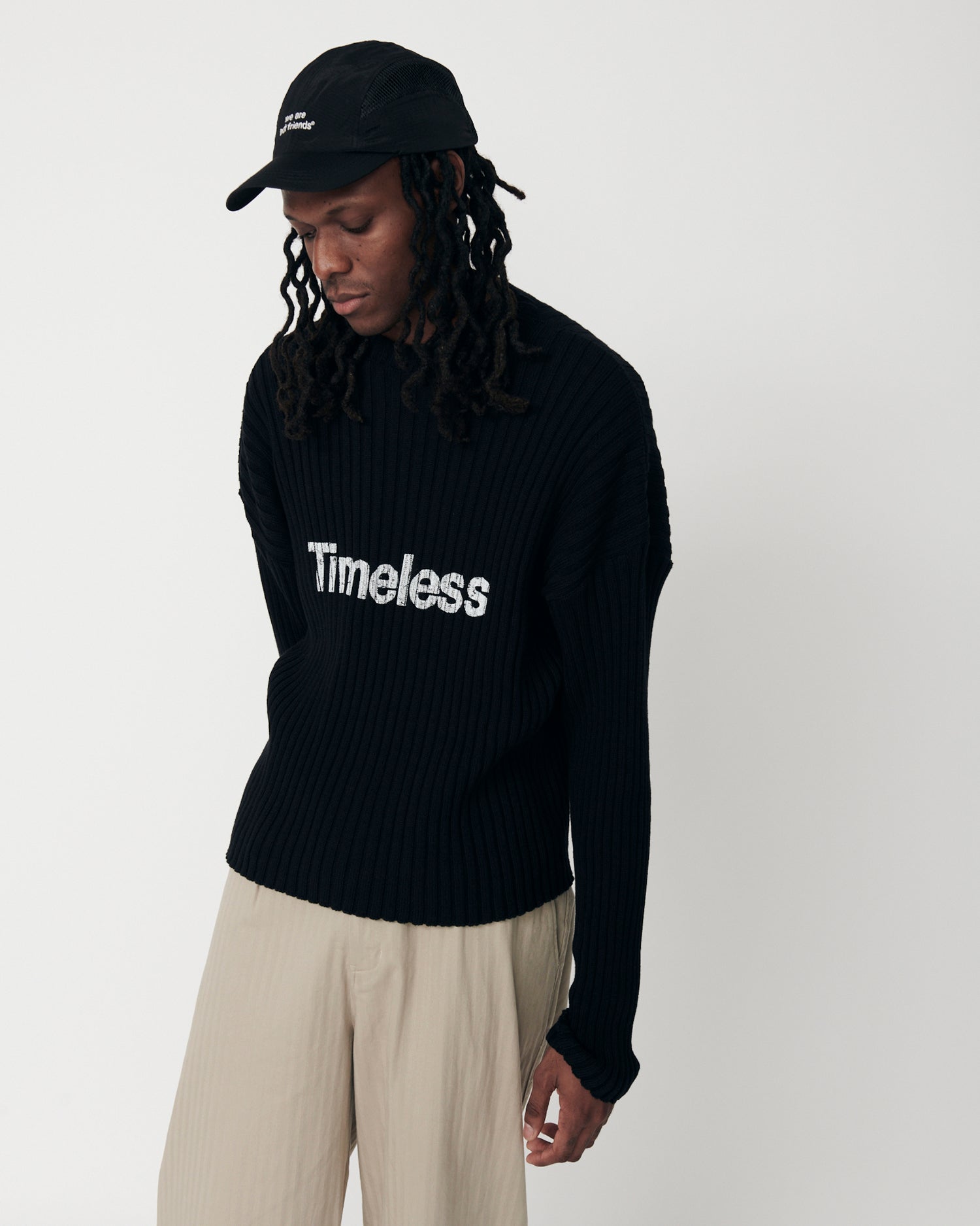 WE ARE NOT FRIENDS - LIBRARY BOXY SWEATER